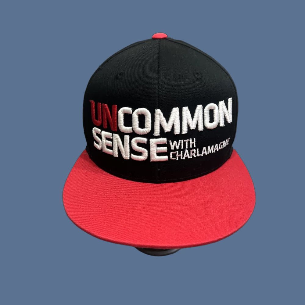Vintage VINTAGE MTV2 Uncommon Sense With Charlamagne Cap Hat Unisex One Size Black Red Baseball Cap Mens Womens Boys Girls KB ETHOS Size ONE SIZE - 1 Thumbnail