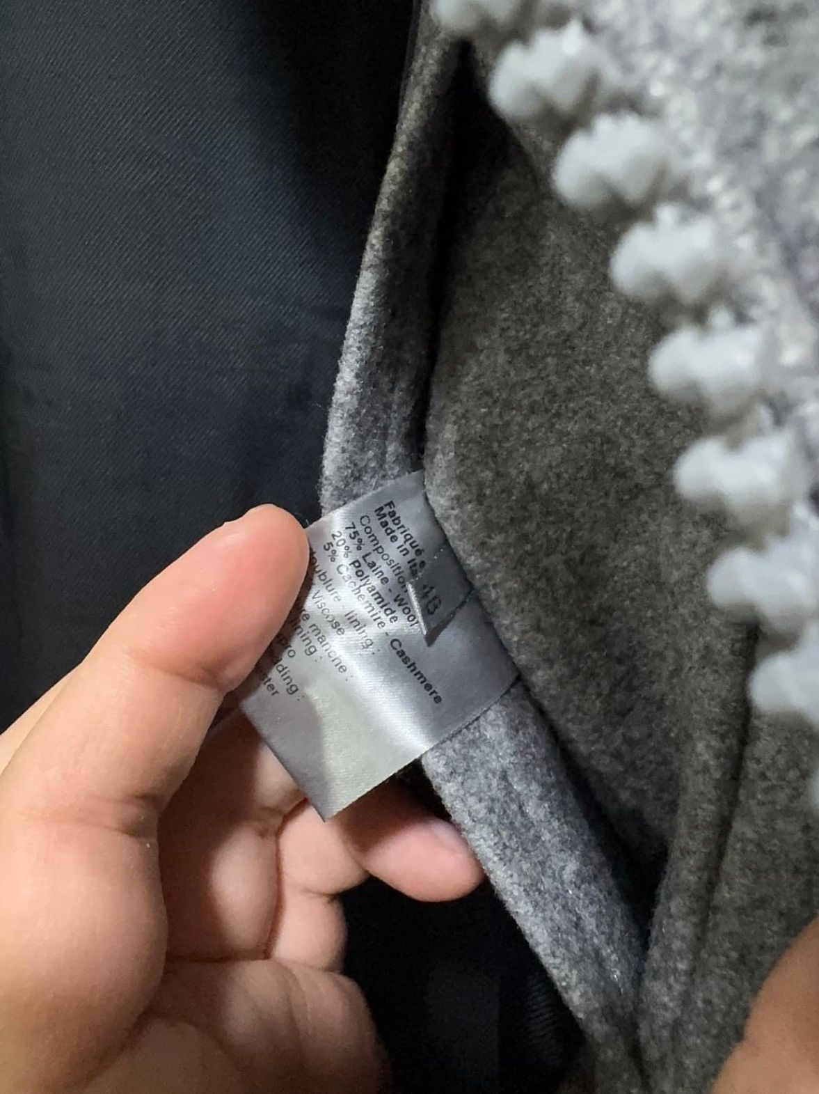 Dior 06AW DIOR HOMME These Grey Days Wool Blouson Bomber Jacket Size US M / EU 48-50 / 2 - 4 Thumbnail