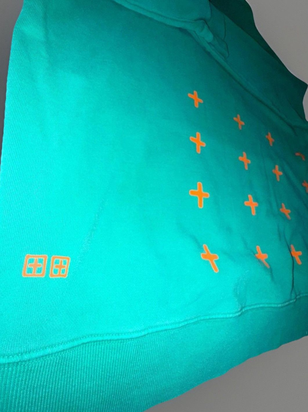 Ksubi Ksubi LIFE Drawstring Hoodie-Green w/Orange - Rare - Size S Size US S / EU 44-46 / 1 - 4 Thumbnail