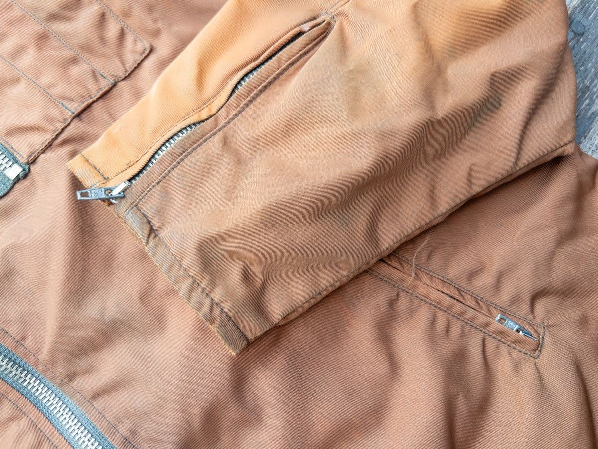 Helmut Lang Helmut Lang SS96 MA-1 Burnt Nylon Moto Jacket Size US L / EU 52-54 / 3 - 6 Thumbnail