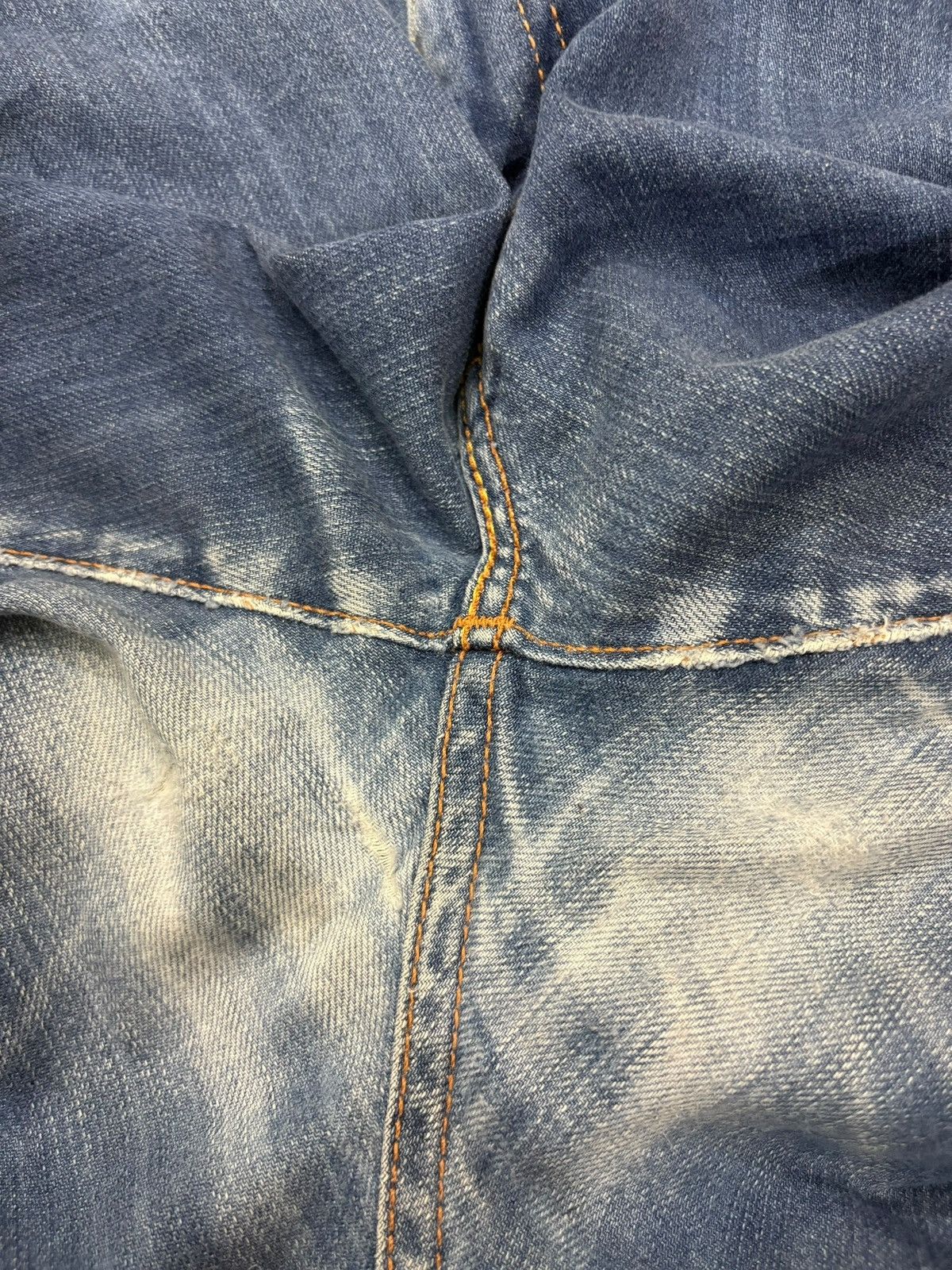 Levi's Vintage Y2K Levis 511 Selvedge Distress Jeans Size US 33 - 3 Thumbnail