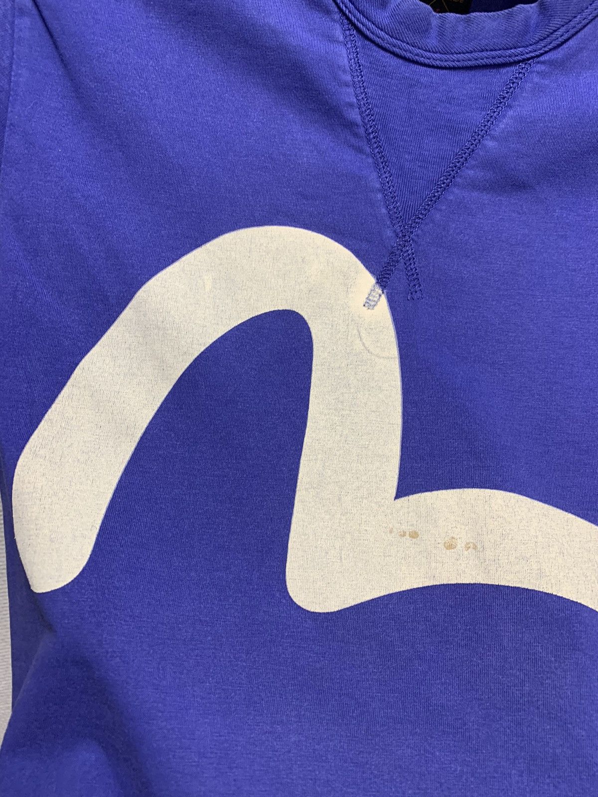 Evisu Evisu Japanese brand blue t-shirt L sz vintage Size US L / EU 52-54 / 3 - 4 Thumbnail