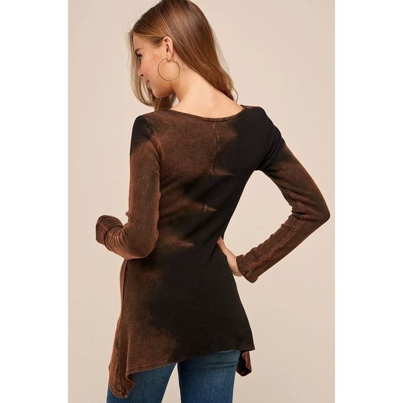 Other Urban X Brown Waffle Two Tone Thermal Top Large Size L / US 10 / IT 46 - 2 Thumbnail