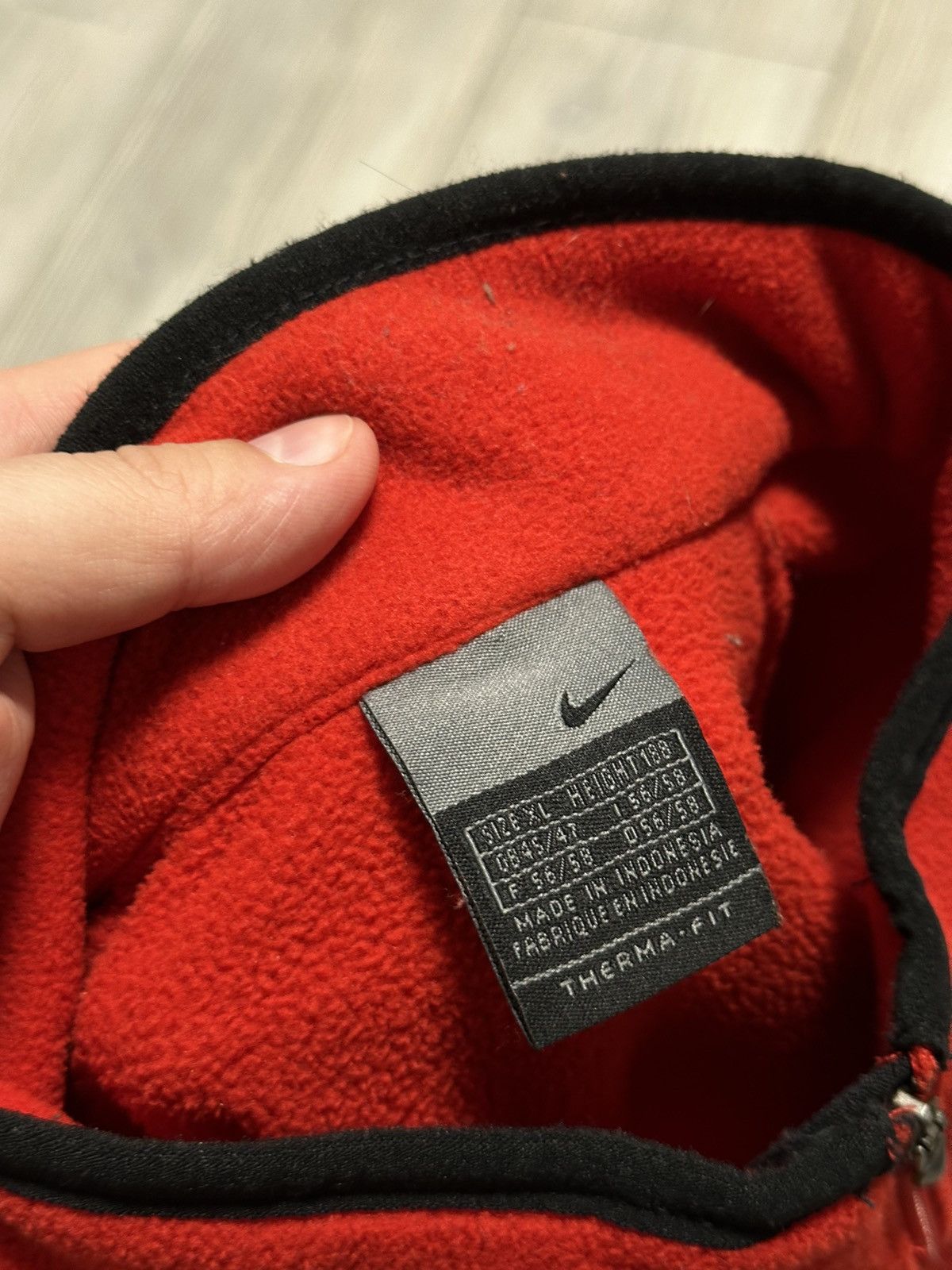 Nike Rare Vintage Fleece Jacket Nike Therma-Fit Outdoor Ski Style Size US XL / EU 56 / 4 - 3 Thumbnail