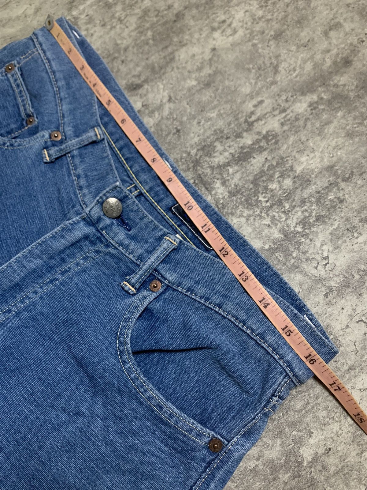 Japanese Brand Vintage 45rpm Studio Soft Denim Wide Pant Size US 32 / EU 48 - 15 Thumbnail