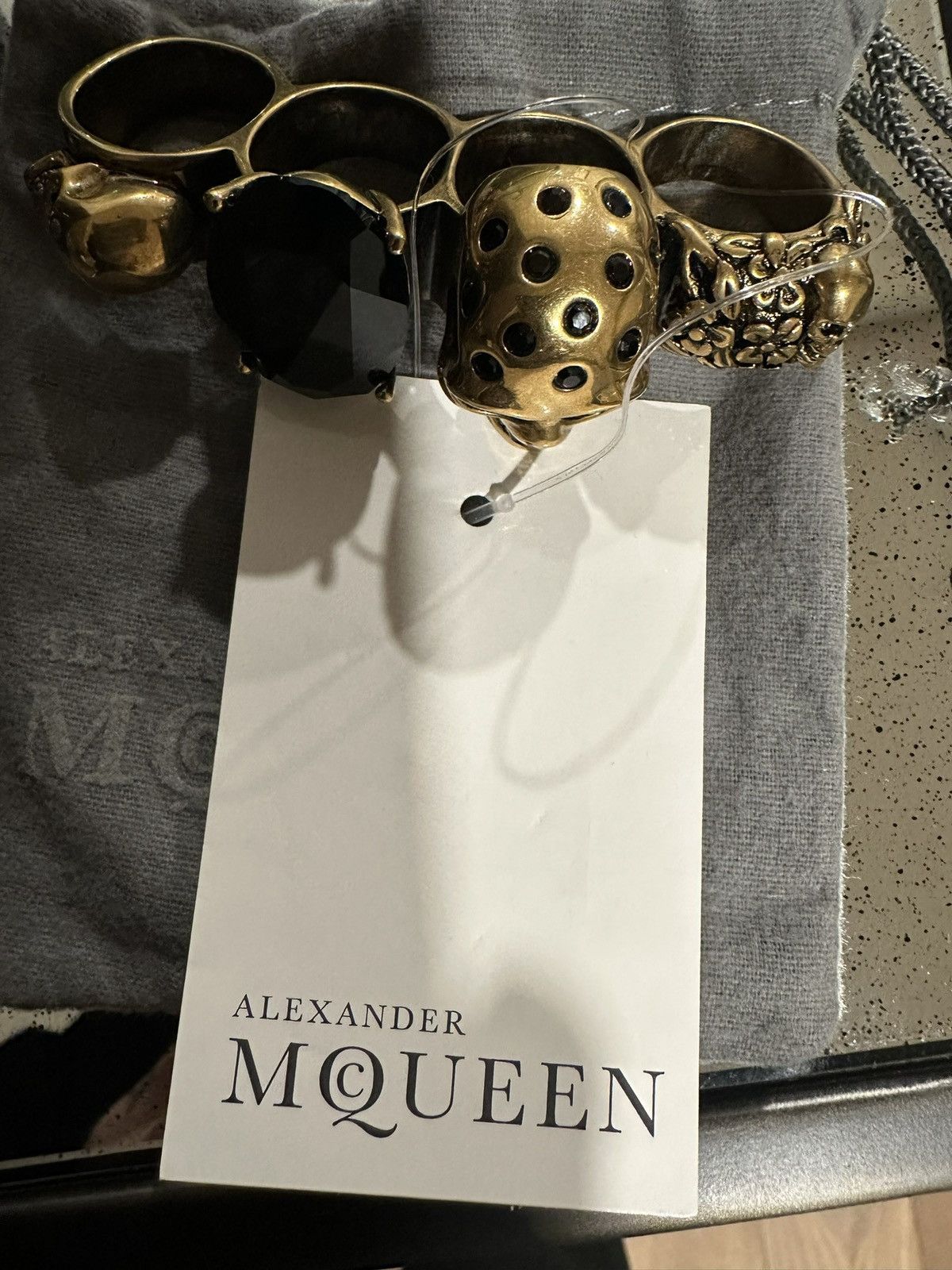 Alexander McQueen Alexander McQueen knuckle ring Size ONE SIZE - 14 Thumbnail