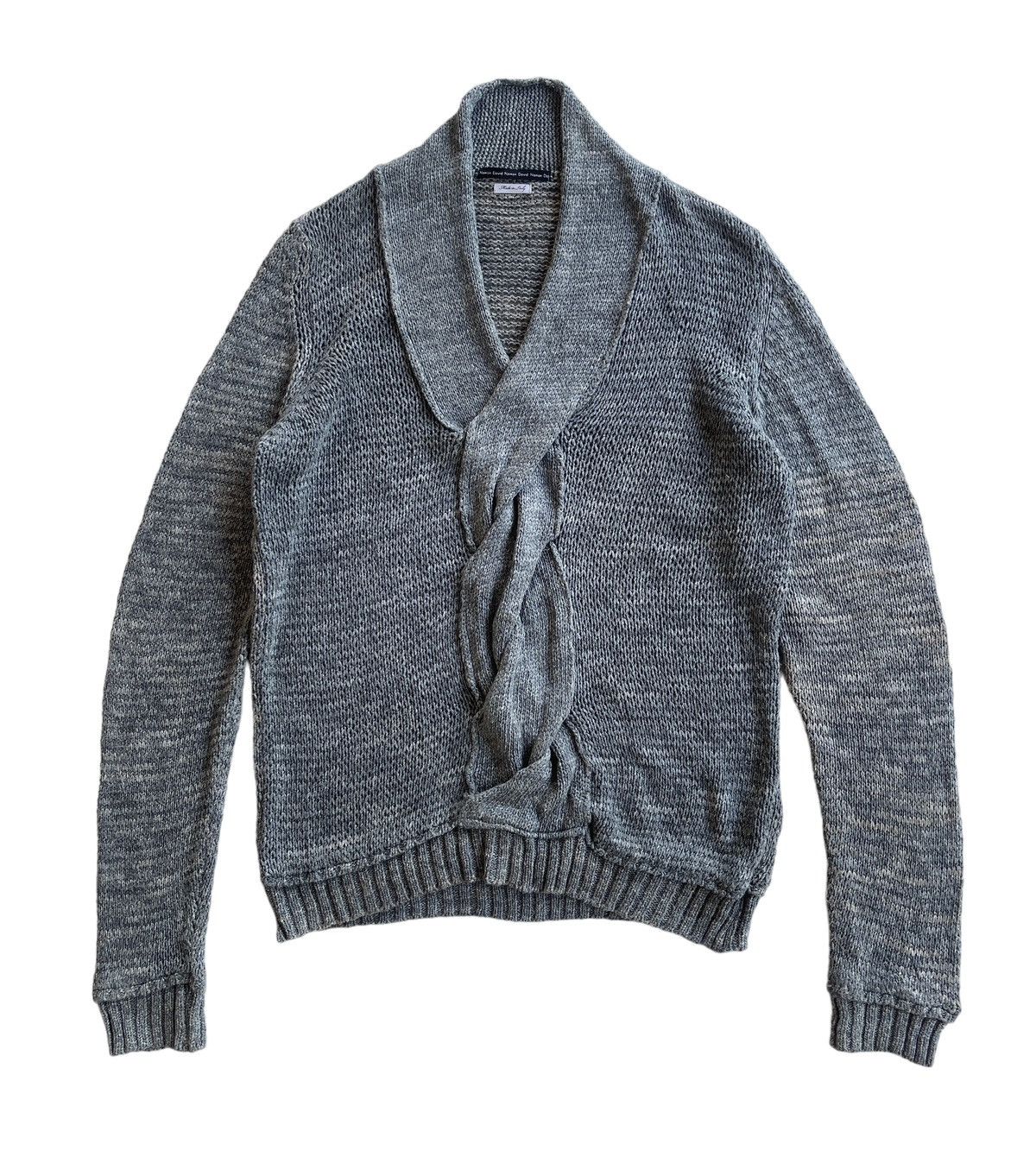 DAVID NAMAN David Naman Knitted Pattern Cardigan Size US S / EU 44-46 / 1 - 2 Thumbnail