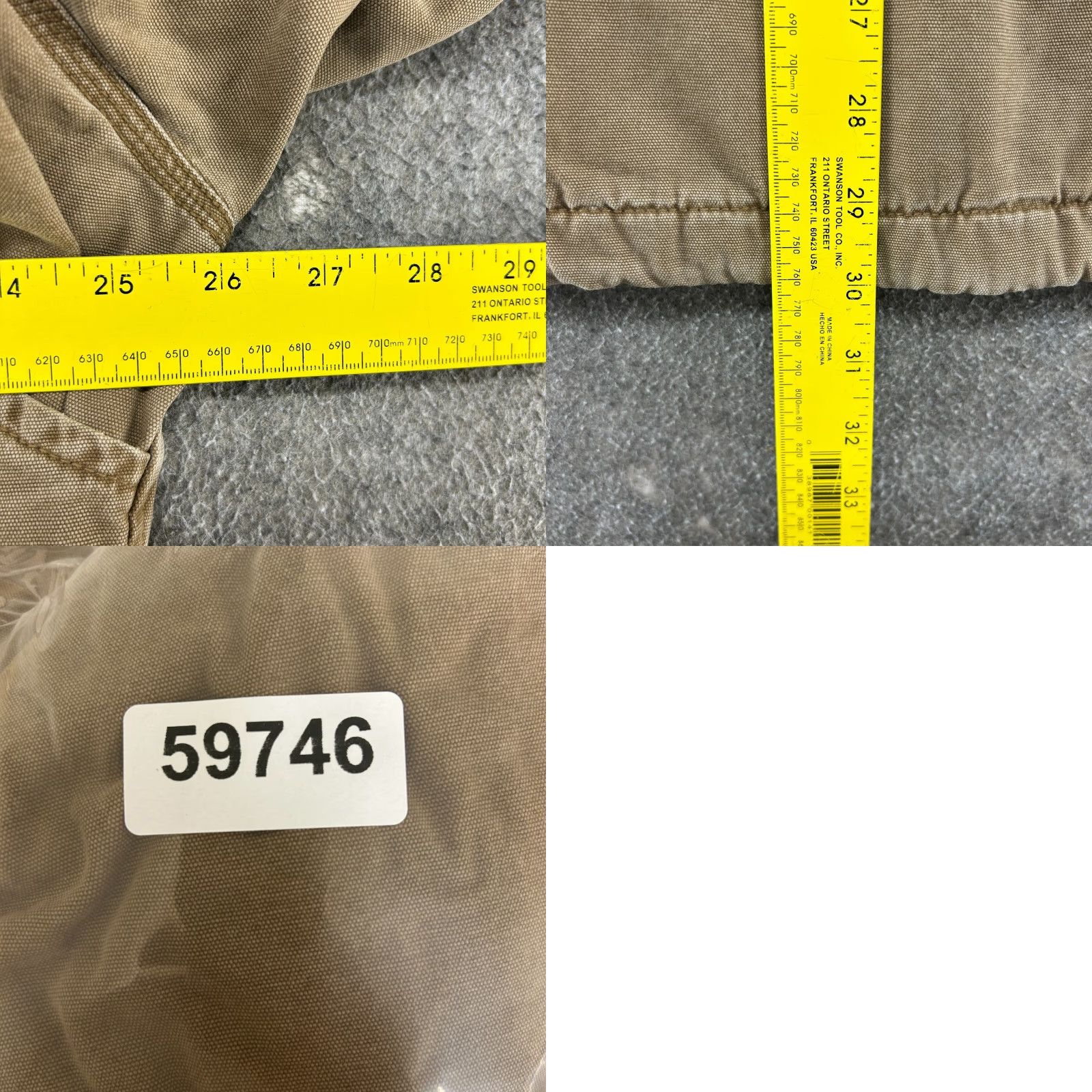 Old Navy VINTAGE Old Navy Jacket Mens L Brown Canvas Chore Barn Fleece Lined Workwear 90s Army Mens Size US L / EU 52-54 / 3 - 11 Thumbnail
