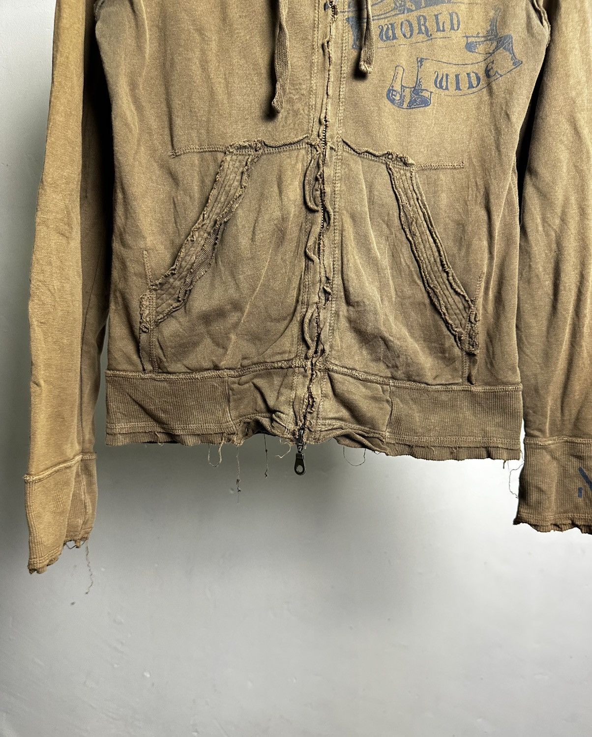 If Six Was Nine 291295 Homme Grunge Ripped Hoodie Y2k Punk Size US M / EU 48-50 / 2 - 4 Thumbnail