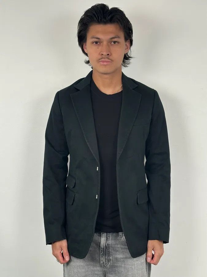Dsquared2 AW2003 Dsquared2 Black Denim Pocket Blazer Jacket Size 42R - 2 Thumbnail