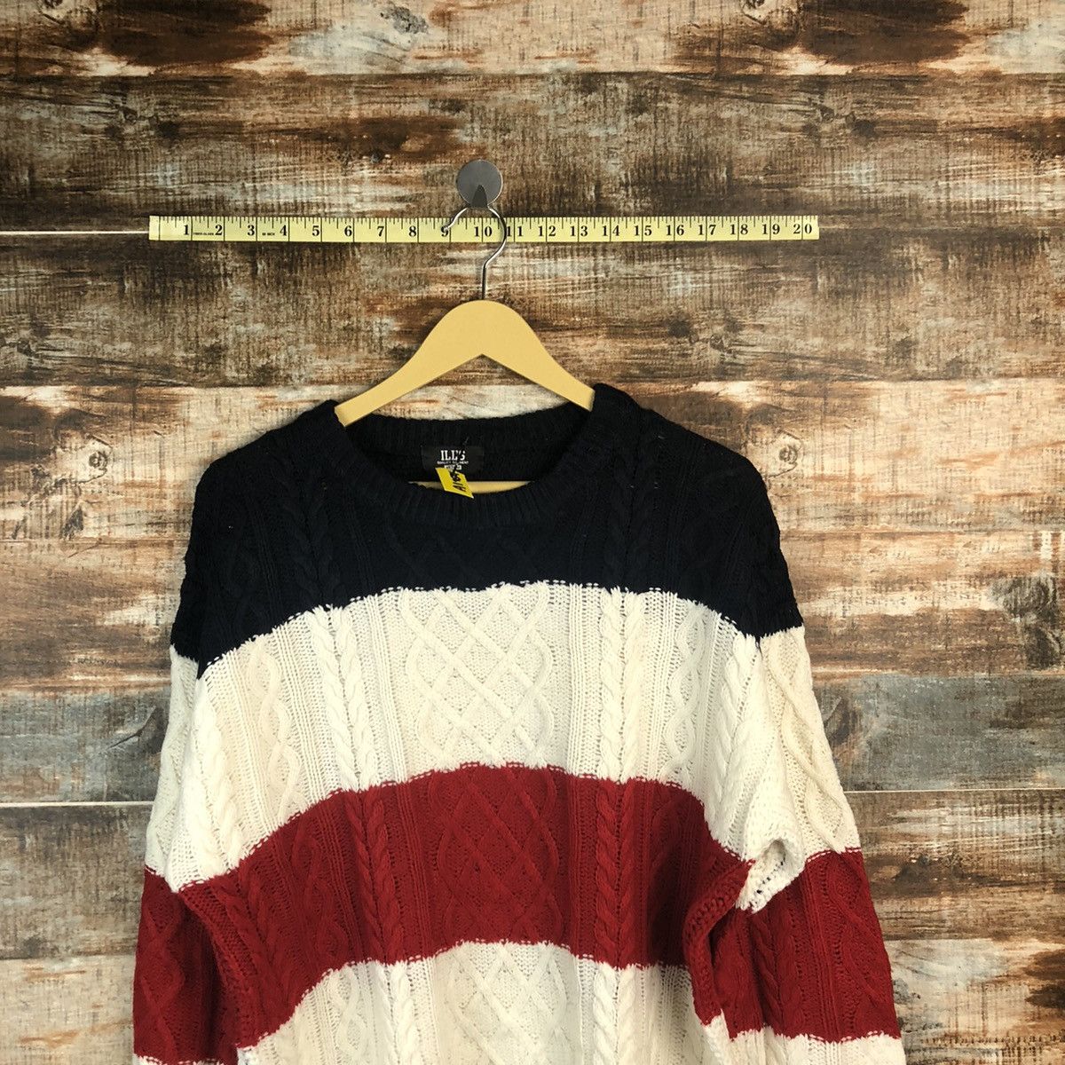 Japanese Brand Ills Stripe like kurt cobain Knitwear #A1854 Size US M / EU 48-50 / 2 - 2 Thumbnail