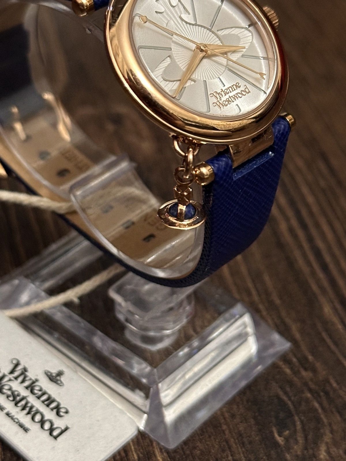Vintage Vivienne Westwood ORB-POP Navy/Pink-Gold Watch Size ONE SIZE - 2 Thumbnail