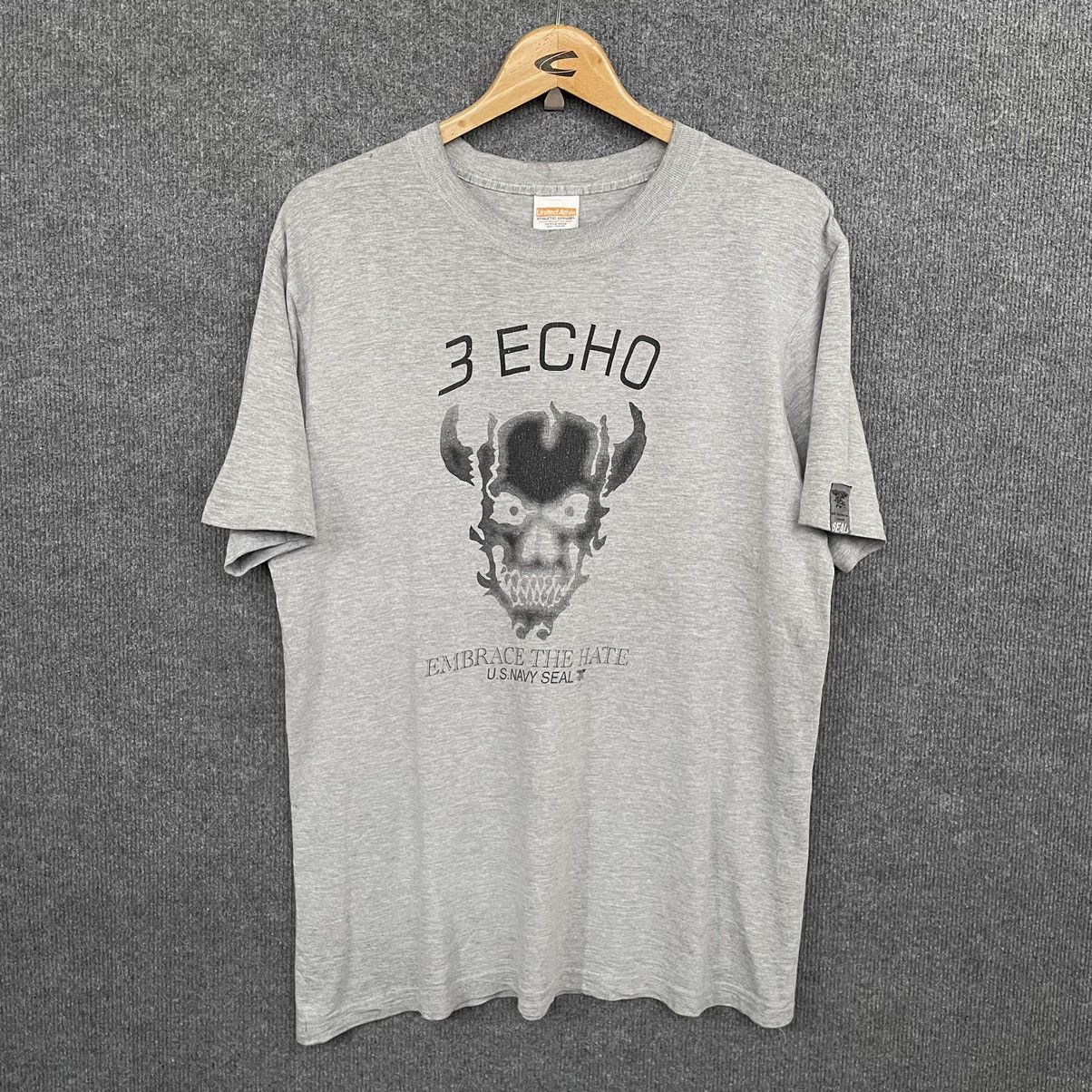 Vintage Vintage 3 Echo Embrace The Hate US Navy Seals Military Tee Size US M / EU 48-50 / 2 - 1 Thumbnail