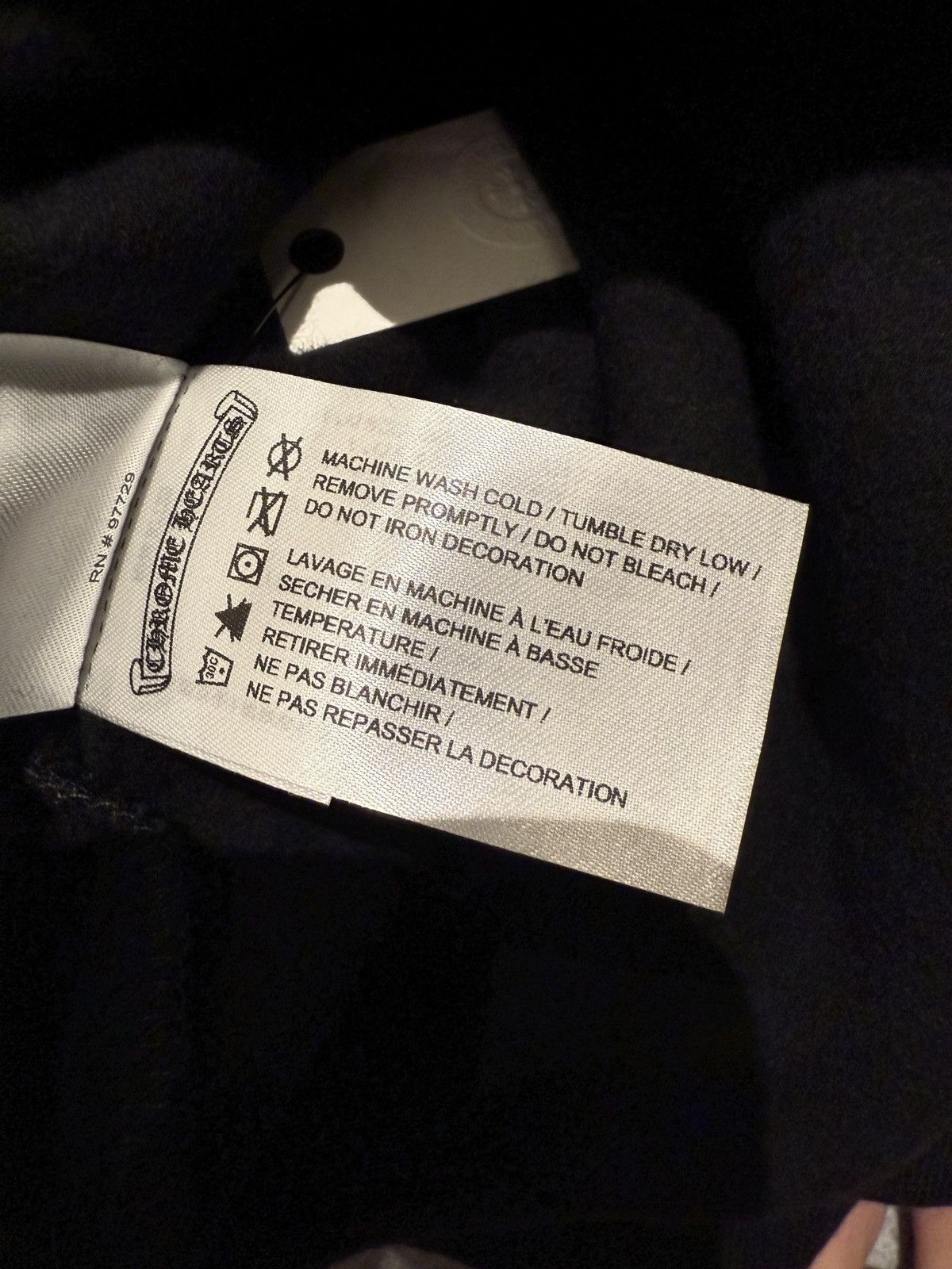 Chrome Hearts Chrome Hearts Black& Gold Glitter Script Zip Up Hoodie Size US XL / EU 56 / 4 - 8 Thumbnail