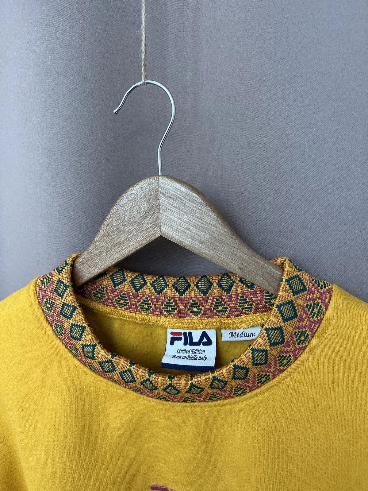 Fila Fila Embroidered Logo Sweatshirt Mens Size M Size US M / EU 48-50 / 2 - 8 Thumbnail