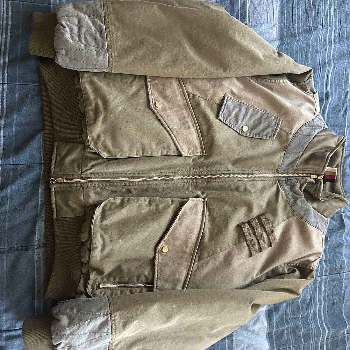 Kith Kith Colorblocked Sateen Bomber - Olive | Grailed