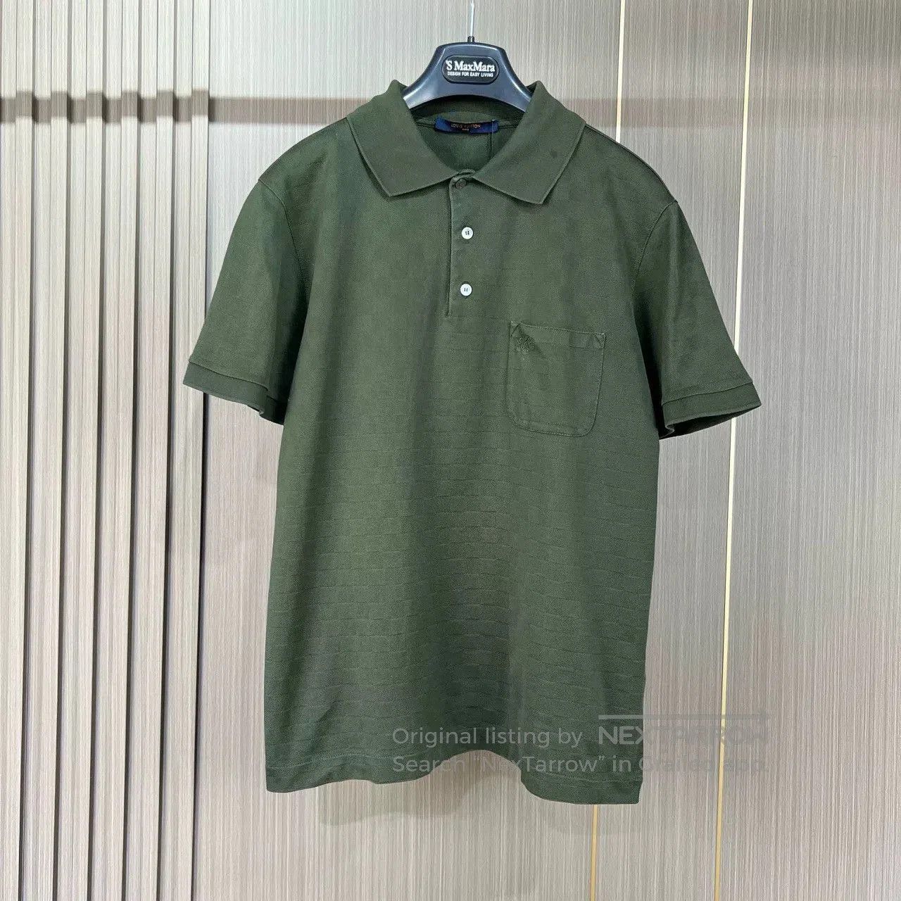 Louis Vuitton louis vuitton embroidered logo checkered polo shirt. Size US M / EU 48-50 / 2 - 1 Thumbnail
