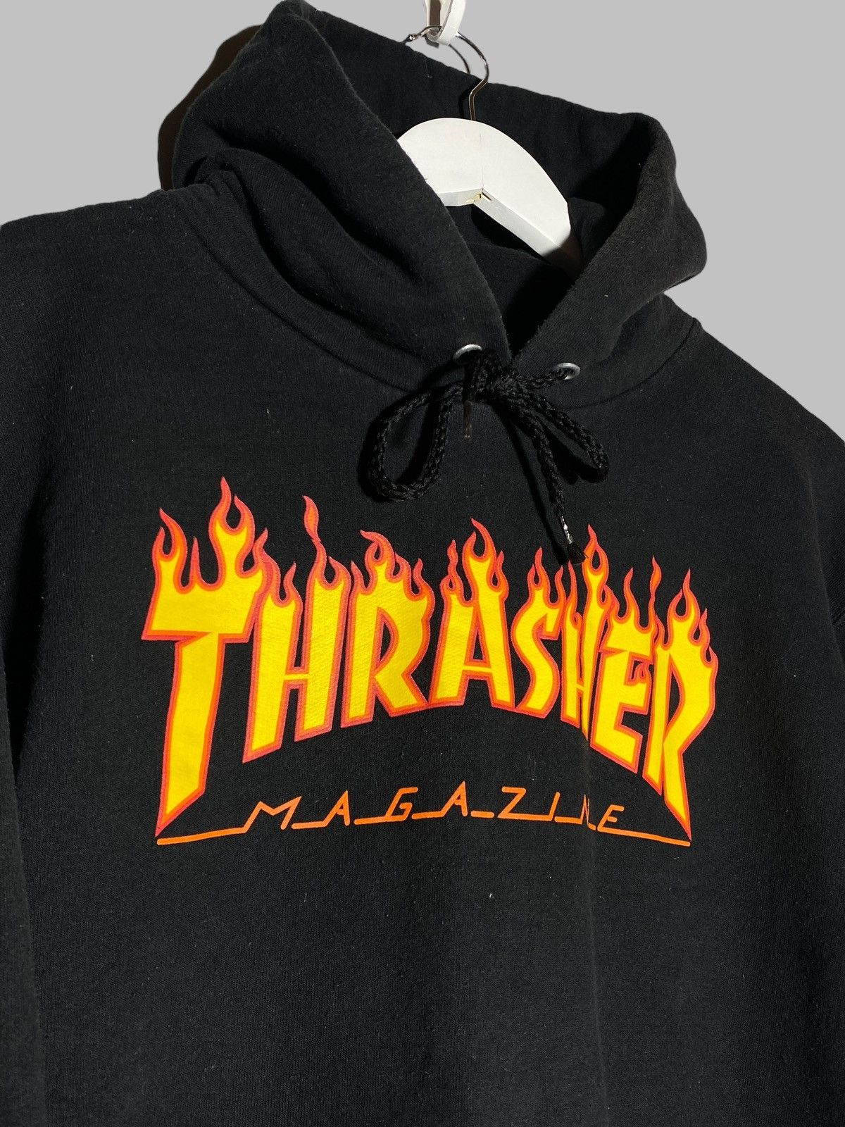 Thrasher 🔥 00s THRASHER FLAME LOGO HOODIE OG SKATEBOARD STYLE Y2K Size US S / EU 44-46 / 1 - 4 Thumbnail