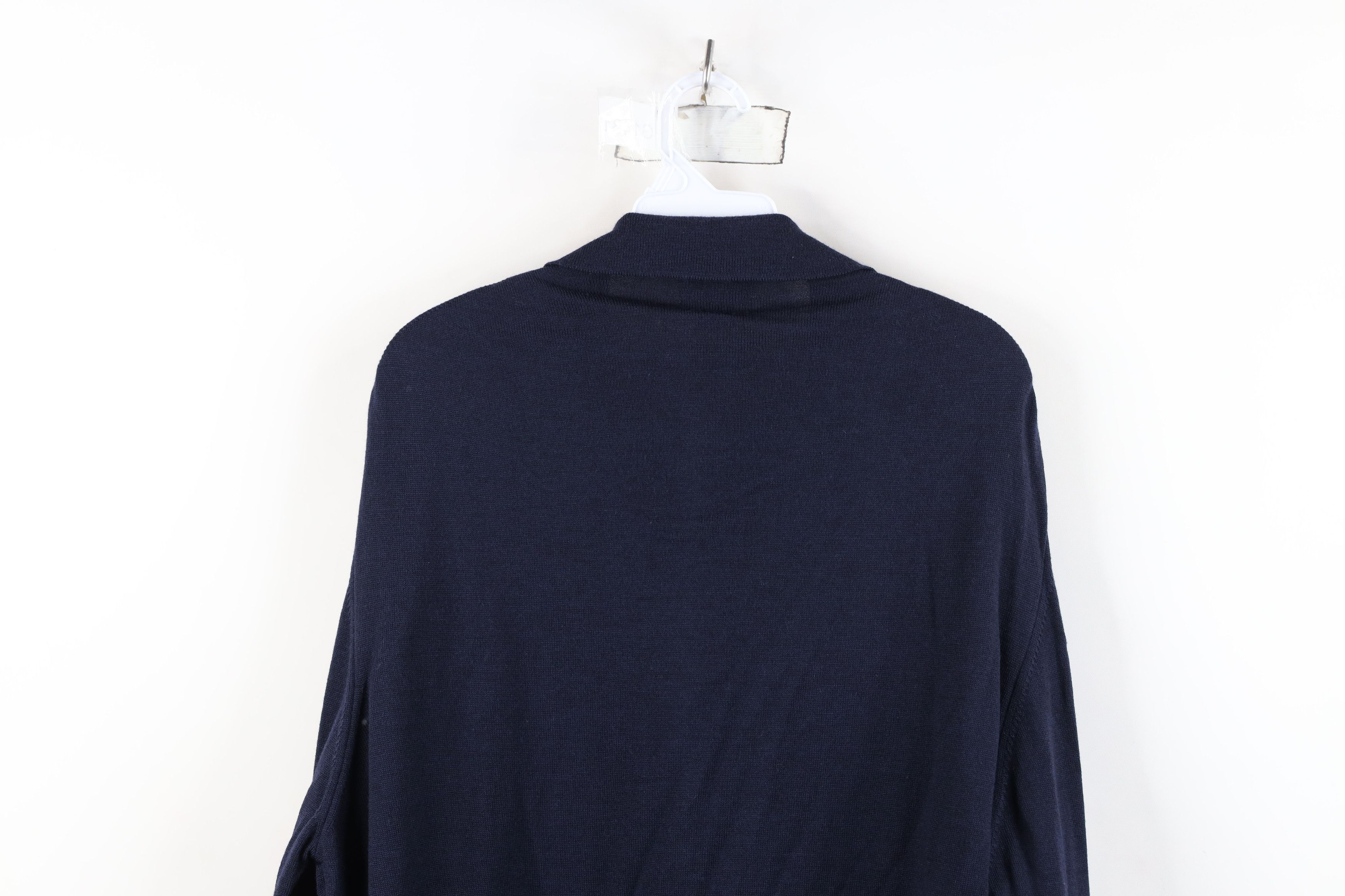 Brooks Brothers Vintage Brooks Brothers Blank Merino Wool Knit Polo Sweater Size US XL / EU 56 / 4 - 13 Thumbnail