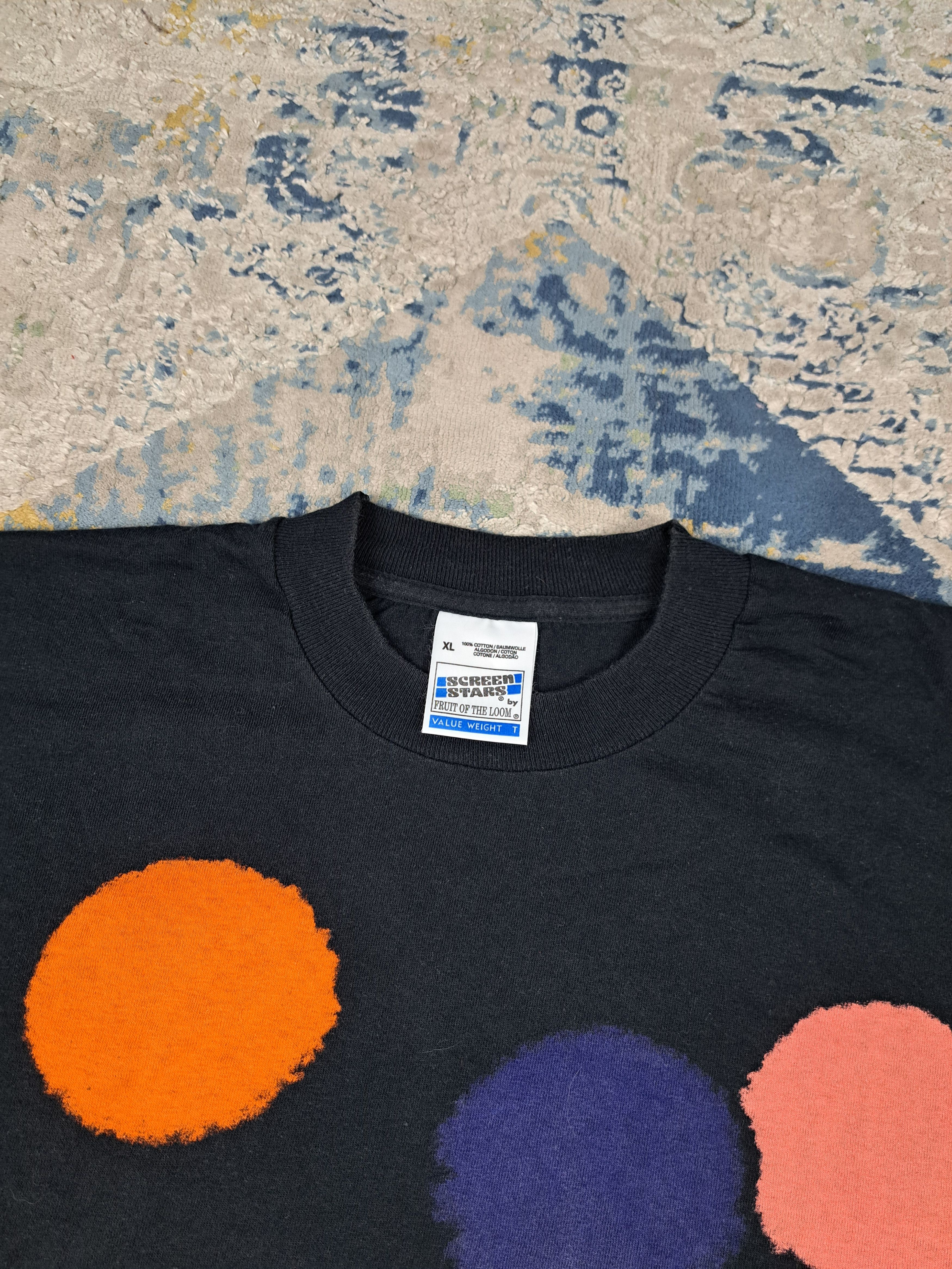 Vintage Vintage 90s "Dots" Pop Art Tee Like Harring Warhol Size US XL / EU 56 / 4 - 2 Thumbnail