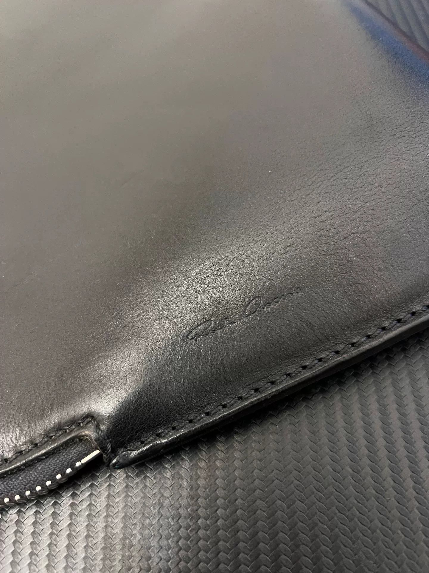 Rick Owens Rick Owens Large Cowhide Clutch Bag Size ONE SIZE - 1 Thumbnail