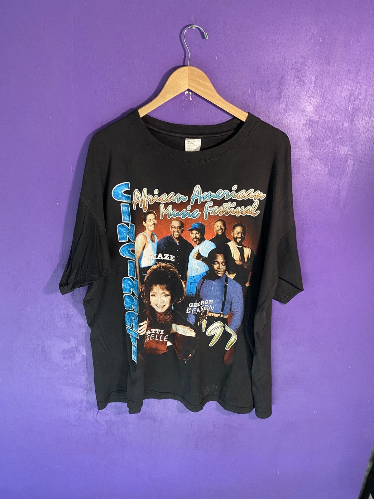 Rap Tees Vintage 1997 Cincinnati music festival rap tee Size US XL / EU 56 / 4 - 1 Thumbnail
