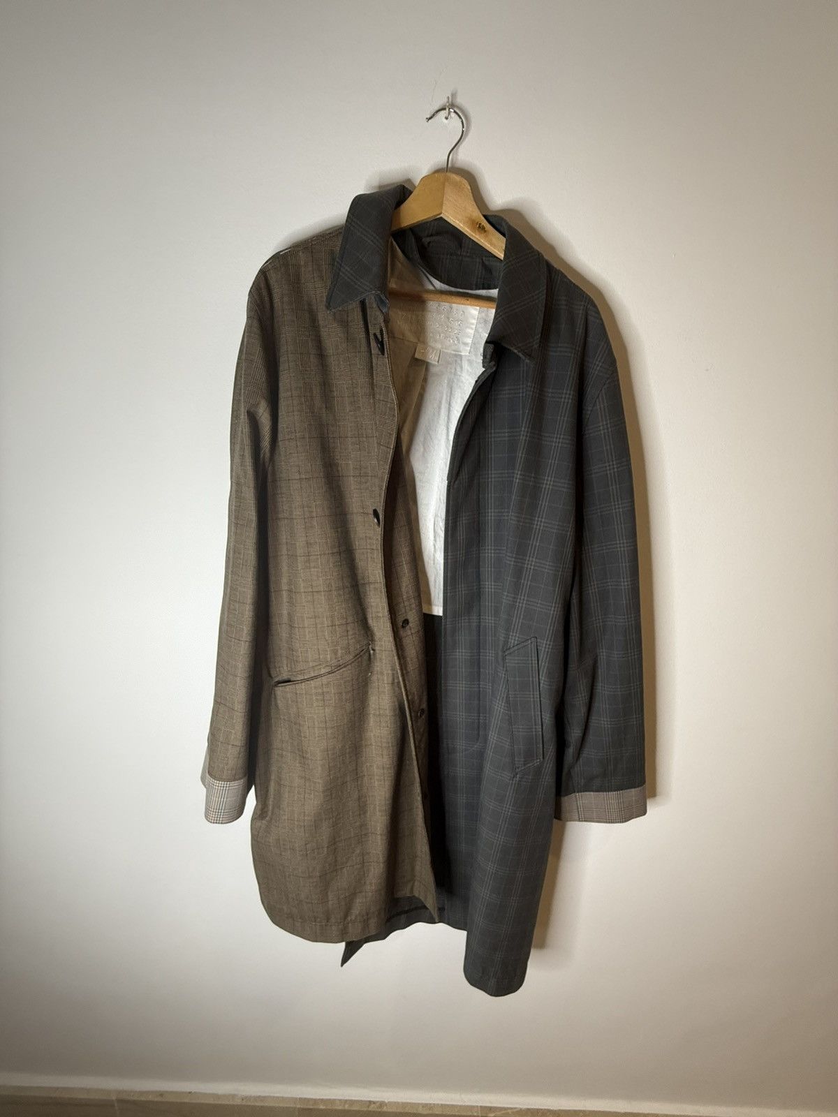H＆M×Maison Martin Margiela コート Maison Martin Margiela X H&M Reversed Suede Shearling Jacket