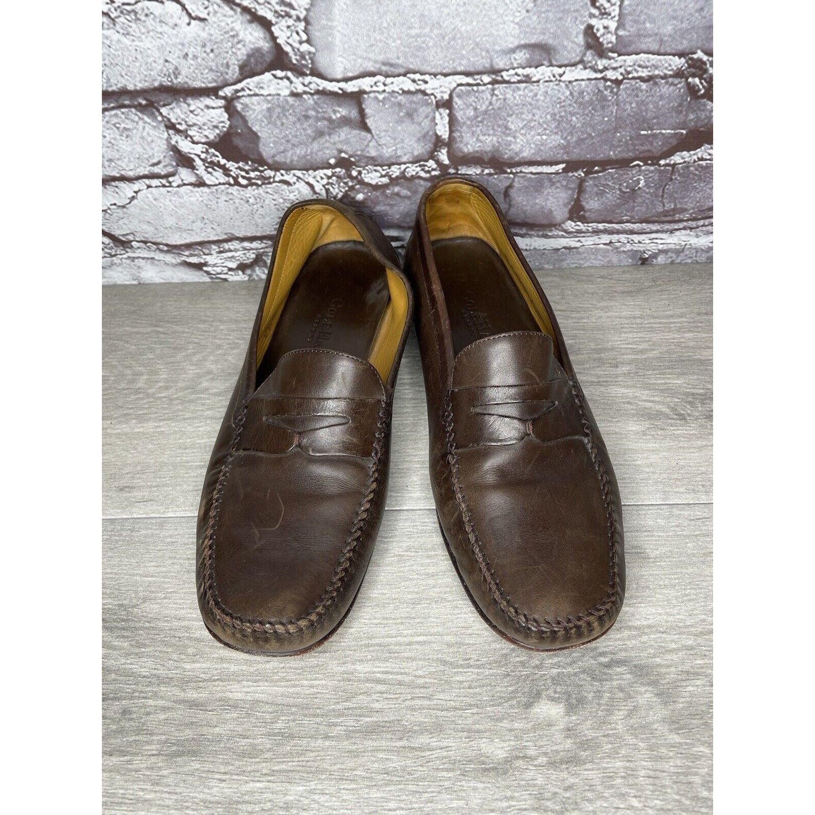 Cole Haan Cole Haan Resort Penny Loafer Men's Sz 9.5D Brown Leather Mo Size US 9.5 / EU 42-43 - 2 Thumbnail