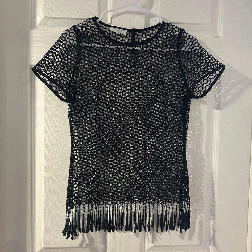 Vintage vintage boho gothic open knit beachy 60s 70s retro hippie Size M / US 6-8 / IT 42-44 - 7 Thumbnail