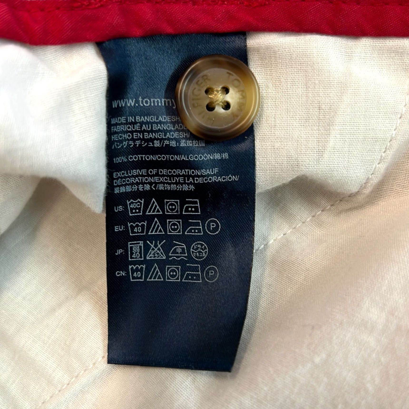 Tommy Hilfiger Tommy Hilfiger Beige Cargo Shorts Classic Fit Low Rise Casual 32 Mens Size US 32 / EU 48 - 5 Thumbnail