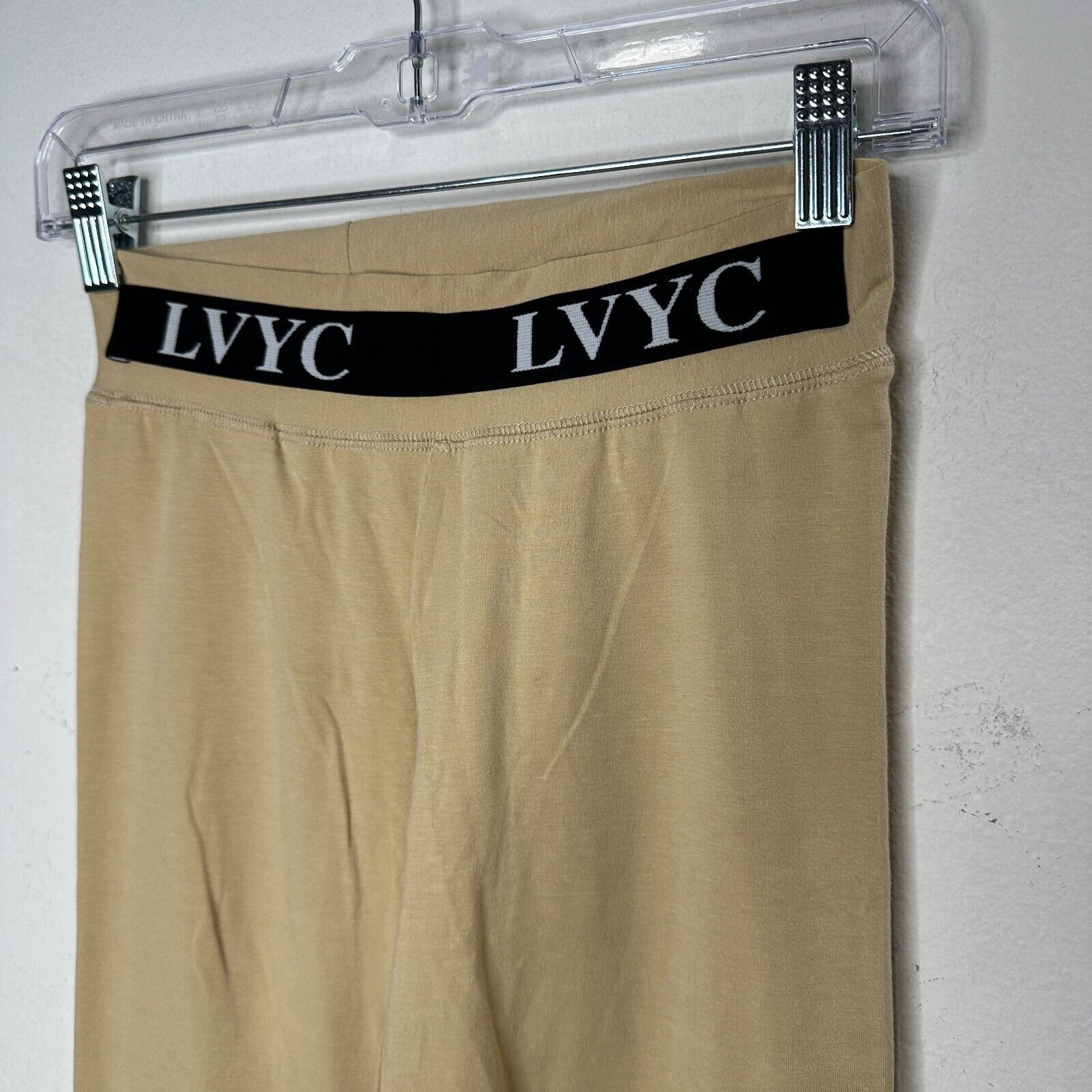 Other Les Vertes Yacht Club Tan Leggings Black LVYC logo Waist M Size 30" / US 8 / IT 44 - 4 Thumbnail