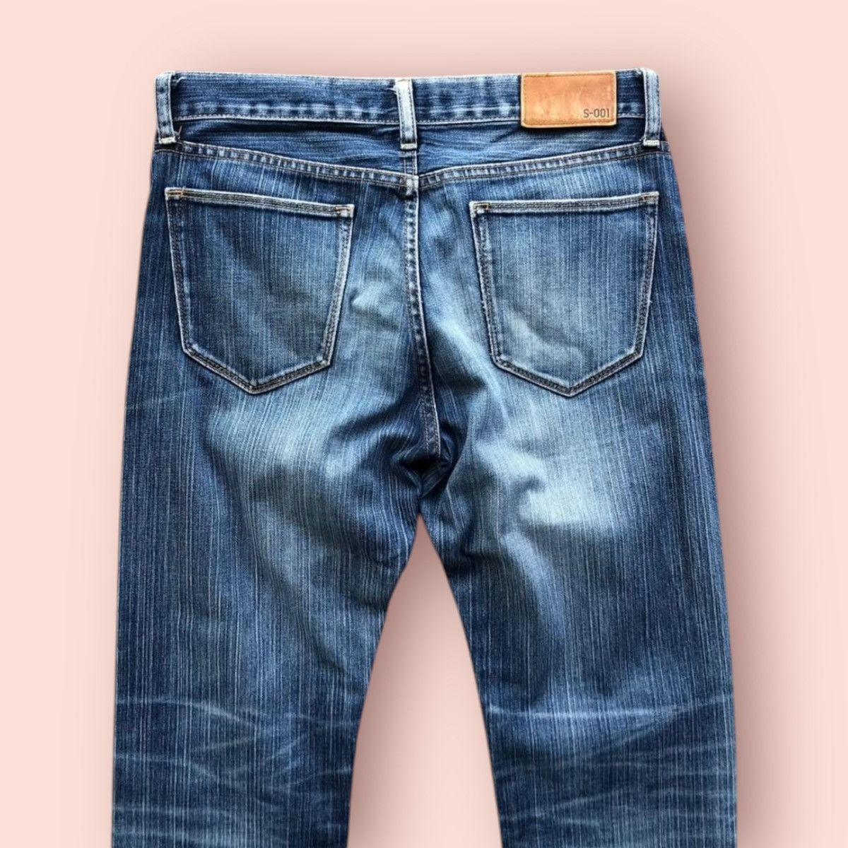 Jun Takahashi × Uniqlo VINTAGE UNIQLO S-001 DISTRESSED SLIM FIT STRAIGHT JEANS Size US 31 - 3 Thumbnail