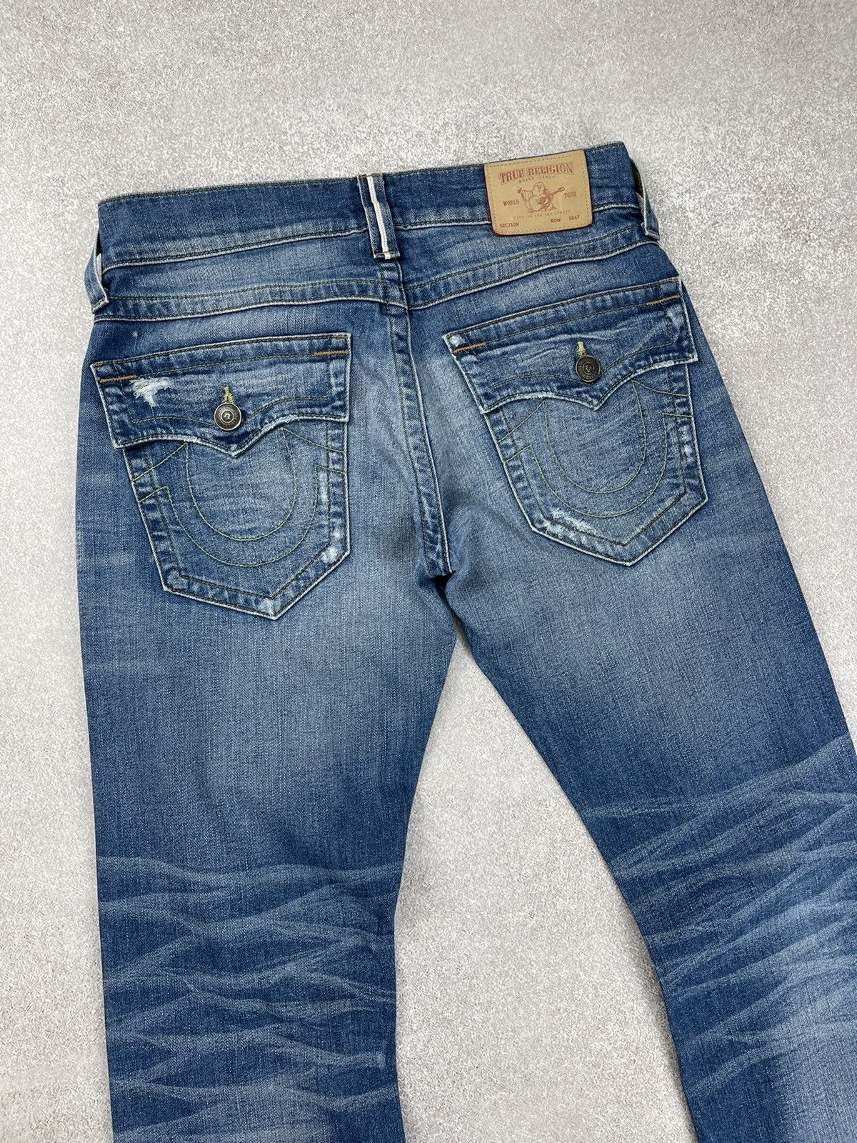 Japanese Brand × True Religion True Religion Ricky Distressed Denim Jeans Size 30 Size US 30 / EU 46 - 10 Thumbnail