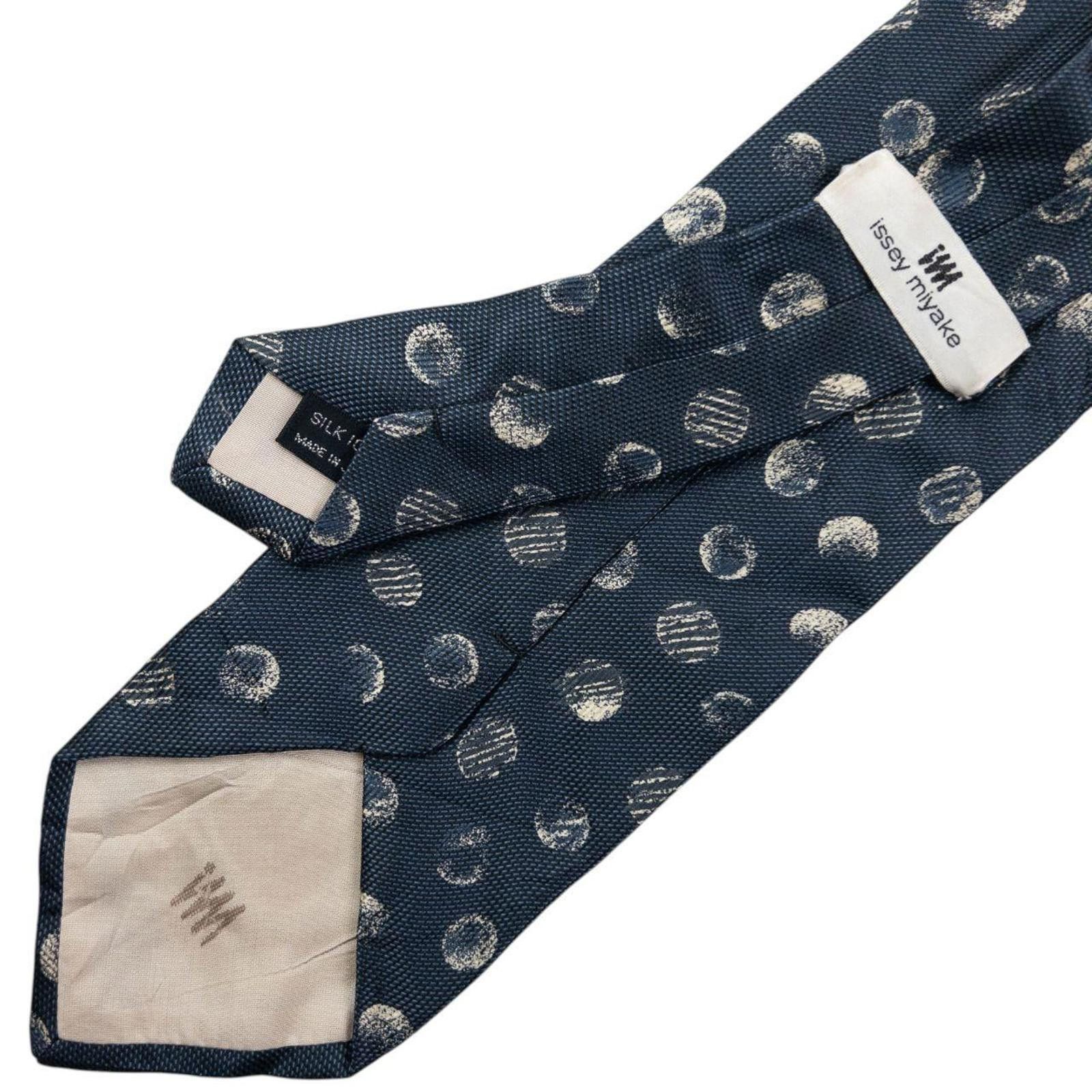 Issey Miyake Vintage Issey Miyake Polka Dot Silk Tie Size ONE SIZE - 6 Thumbnail
