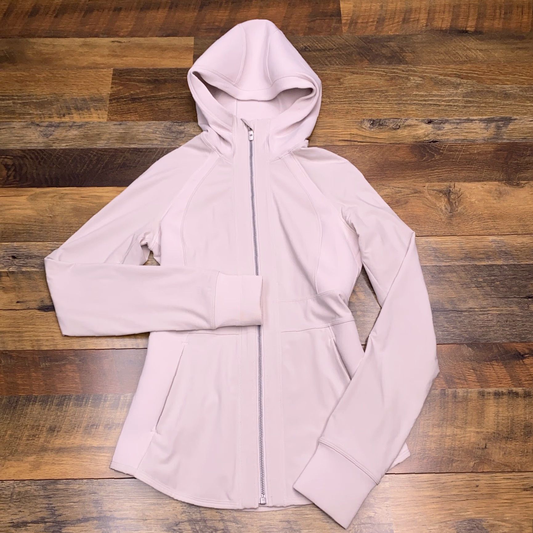 Lululemon Lululemon State Seeker Jacket Womens 4 Light Chrome Full Zip Hooded Jacket Size S / US 4 / IT 40 - 2 Thumbnail