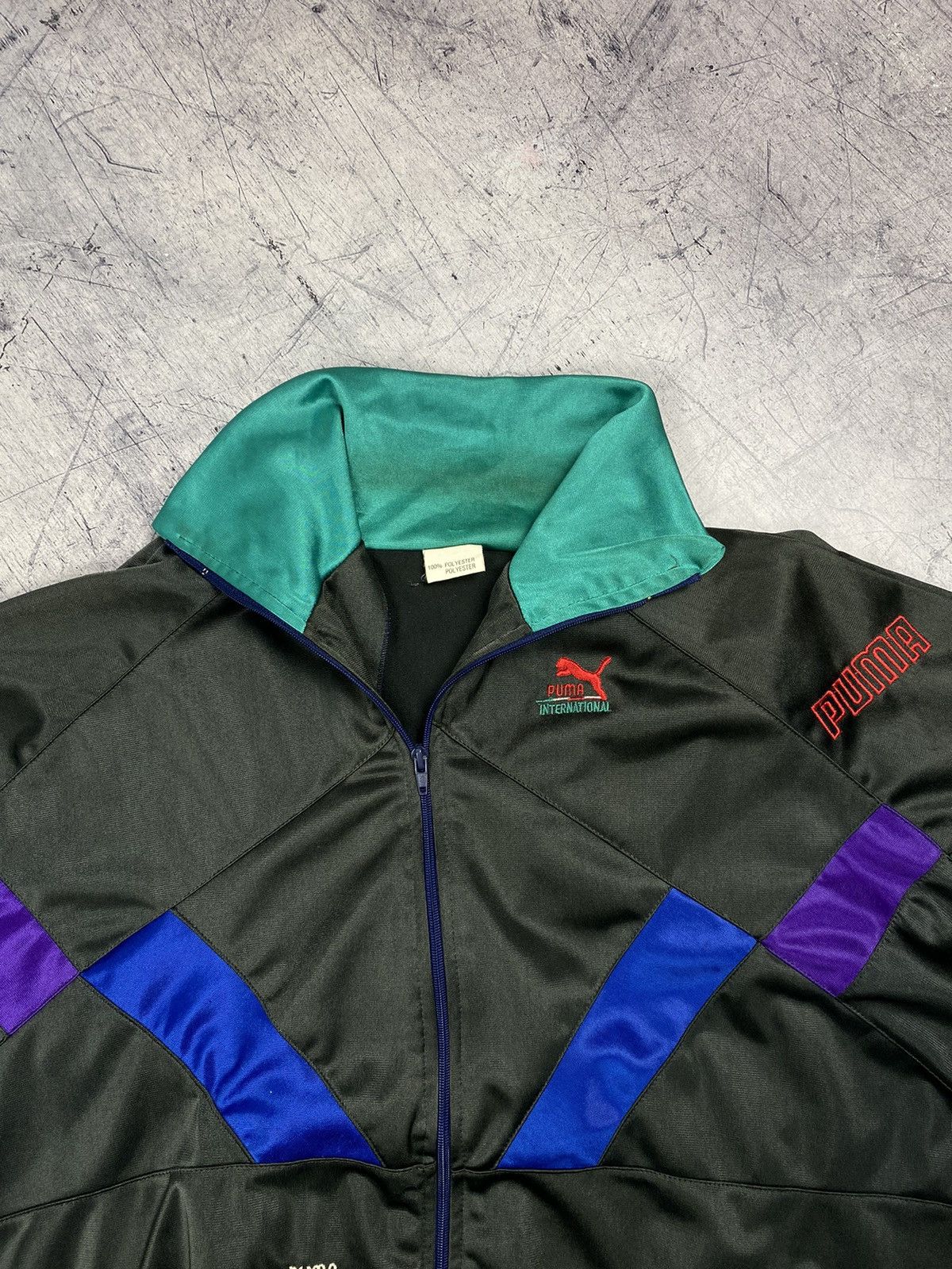 Puma Vintage 90s Puma International Track Jacket Size US M / EU 48-50 / 2 - 6 Thumbnail