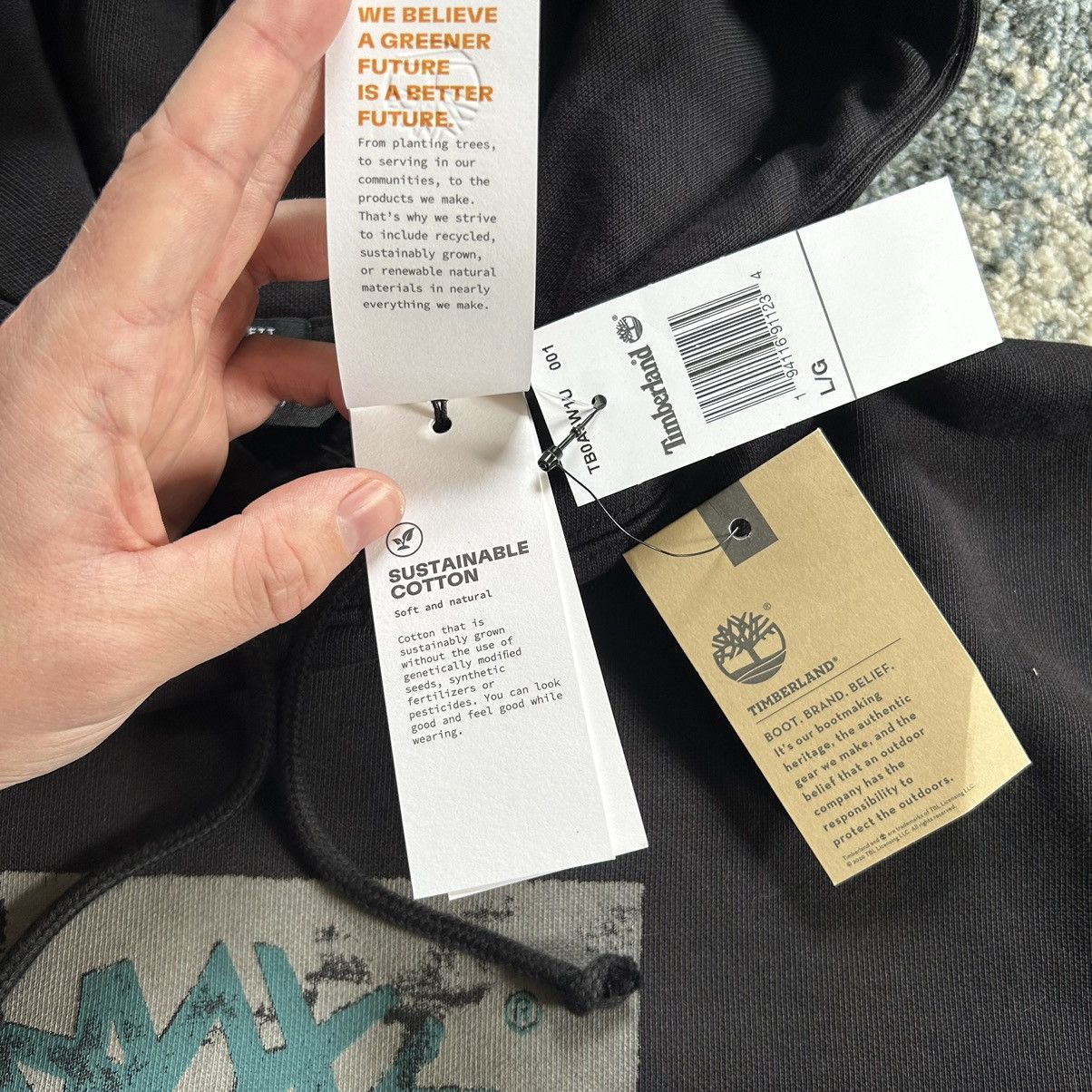 thisisneverthat TNT TiMBERLAND FADED HOODiE SWEATSHiRT ViNTAGE WASHED BLACK Size US L / EU 52-54 / 3 - 5 Thumbnail