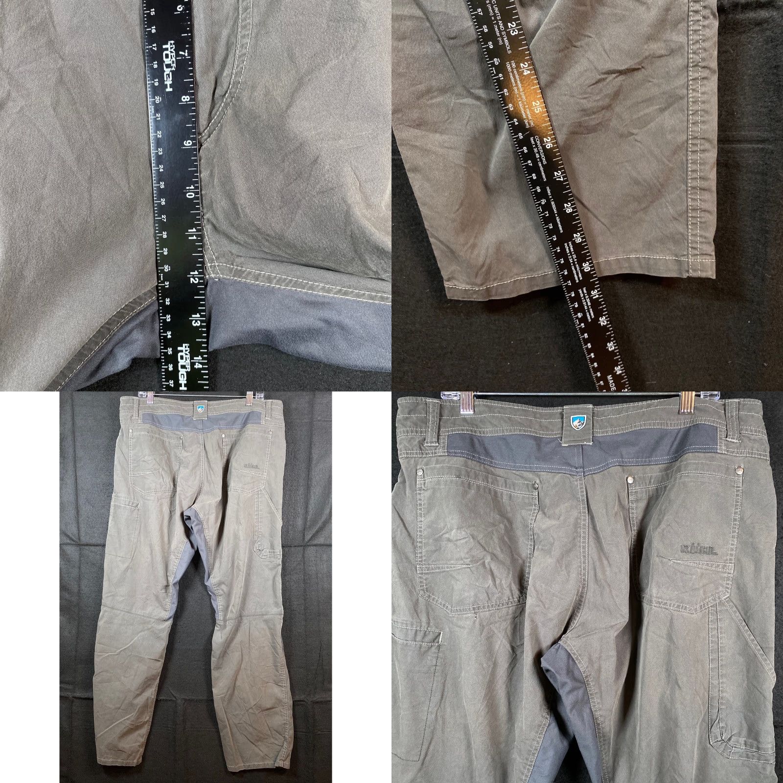 Vintage Kuhl Mens Pants Green Patent Pending Straight Leg Hiking Outdoor Stretch 38x32 Size US 38 / EU 54 - 8 Thumbnail