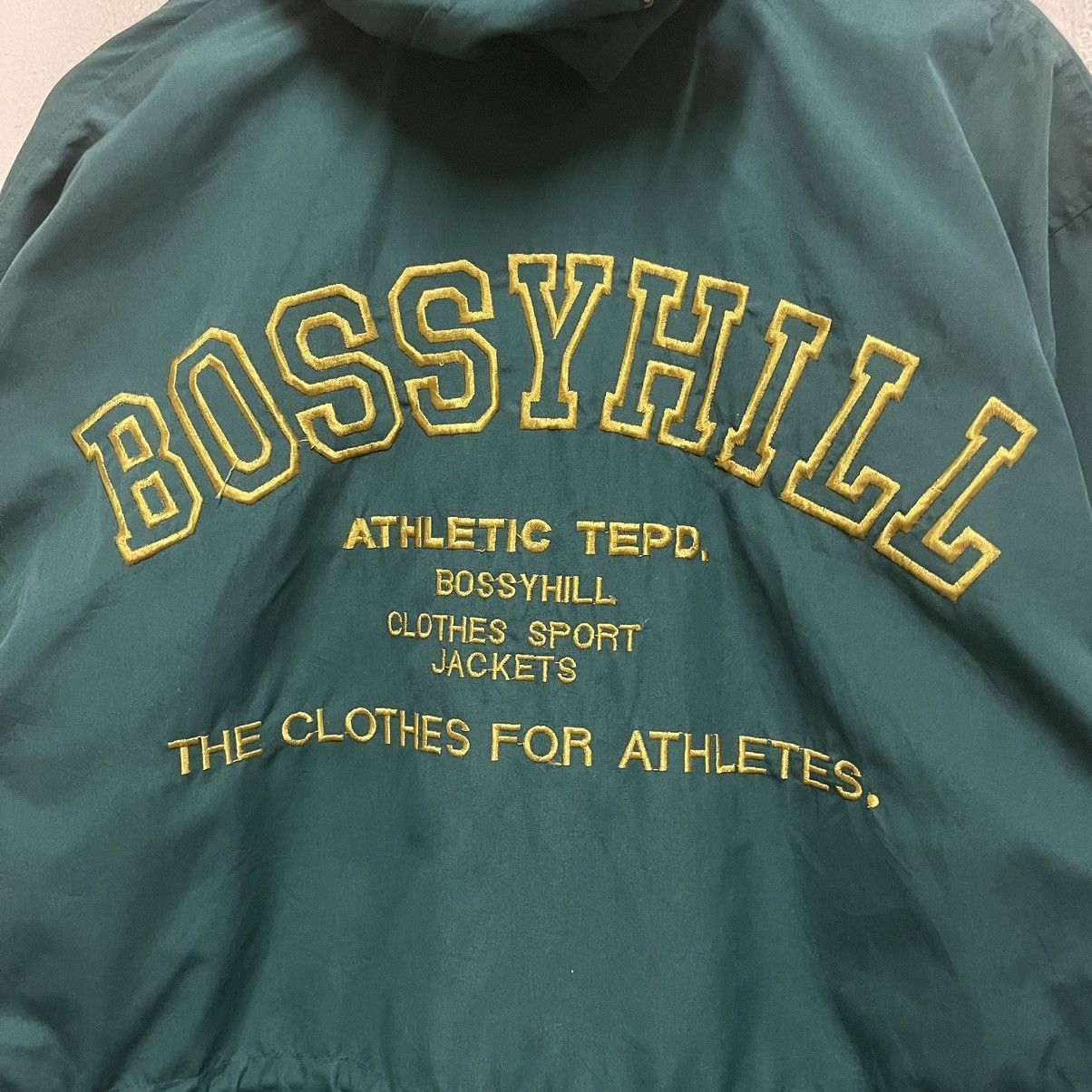 Japanese Brand VTG BOSSHILL NEW YORK ATHLETIC DEPT 1965 HOODIE JACKET Size US L / EU 52-54 / 3 - 6 Thumbnail