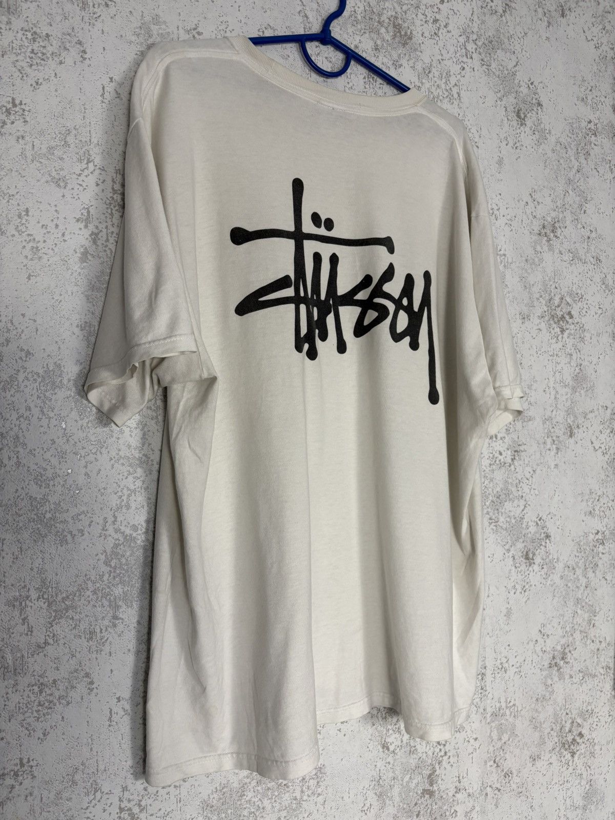 Stussy Vintage Stussy Big Logo Back Print T-Shirt Y2K Streetwear Size US XL / EU 56 / 4 - 1 Thumbnail