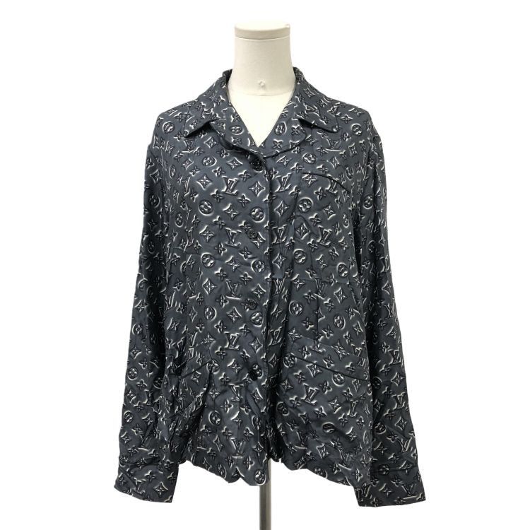 Louis Vuitton Louis Vuitton Monogram Silk Shirt Size S Size US S / EU 44-46 / 1 - 1 Thumbnail