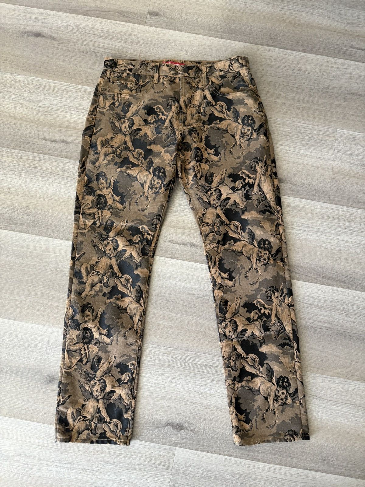 Supreme Supreme Cherub 5 pocket jeans Light blue FW16 | Grailed