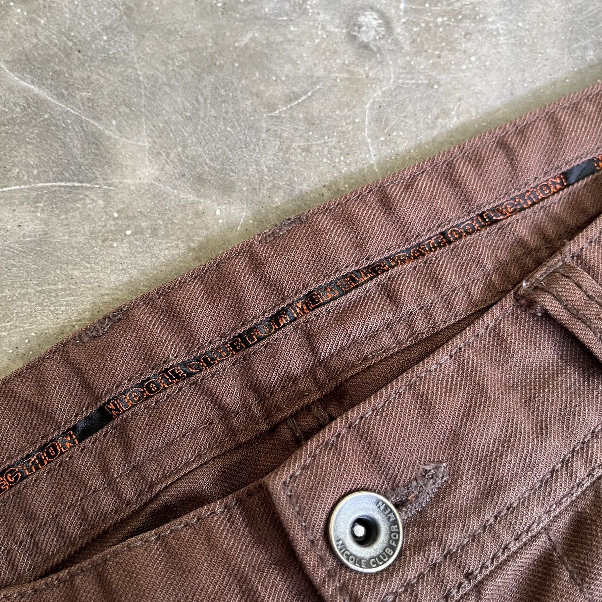 Nicole Club 2000s Nicole Club for Men Cargo Flared Pants Size US 29 - 8 Thumbnail