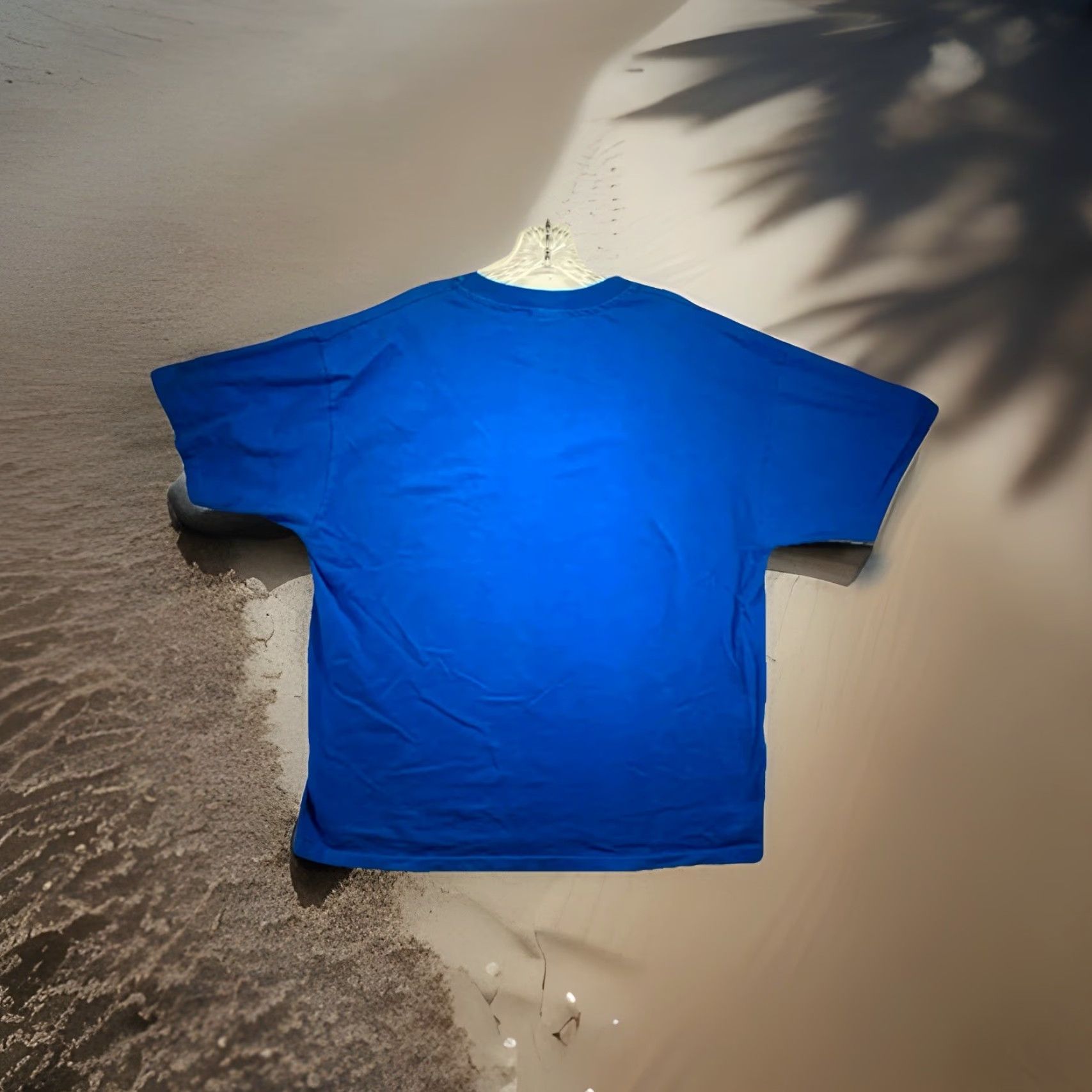 Hanes VINTAGE Hanes T-Shirt Mens XL Blue Hibiscus Graphic Maui Hawaii 90s Retro Size US XL / EU 56 / 4 - 2 Thumbnail