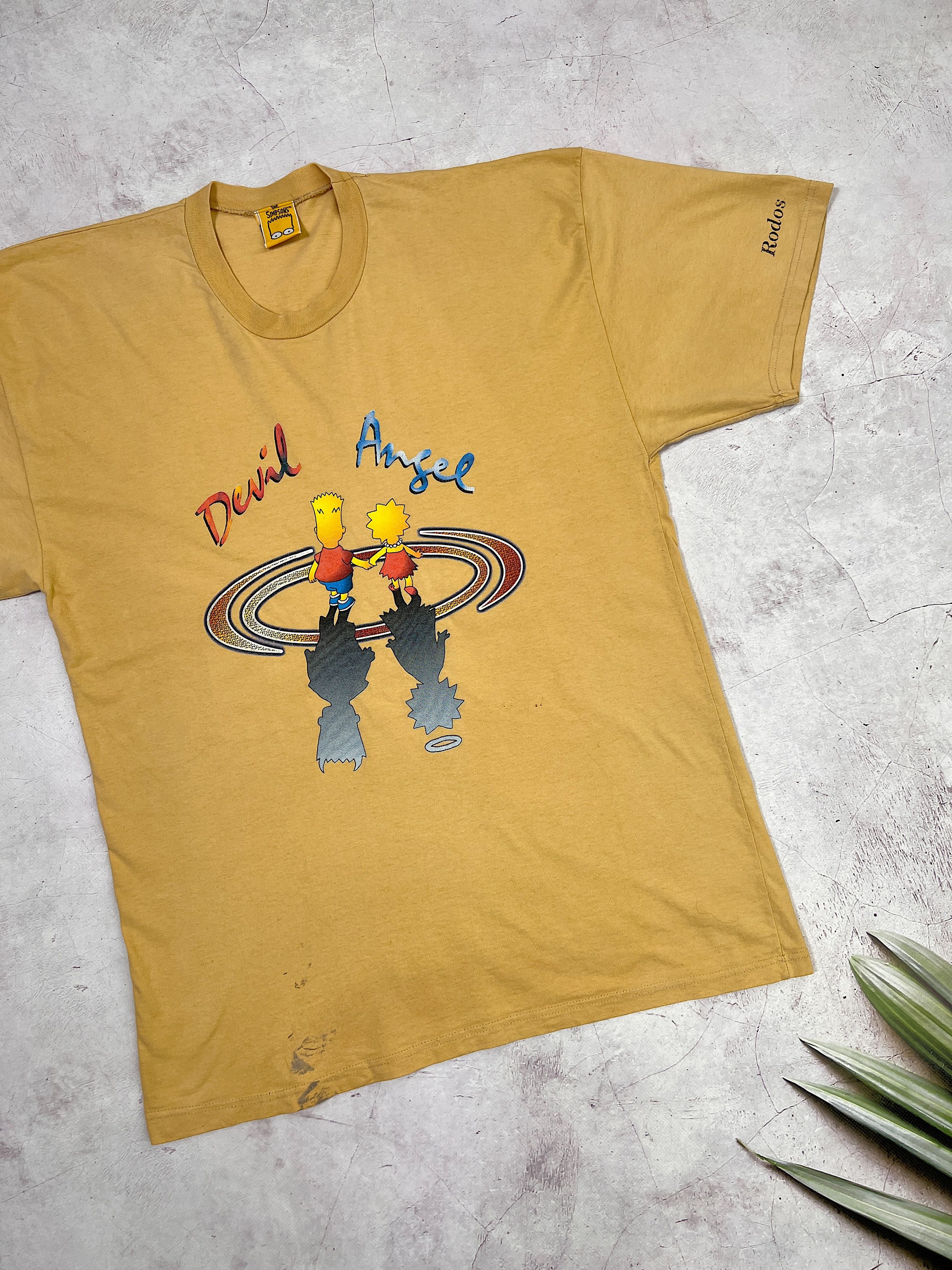 Cartoon Network × Vintage Vintage The Simpsons T-Shirt Devil & Angel Size US M / EU 48-50 / 2 - 3 Thumbnail