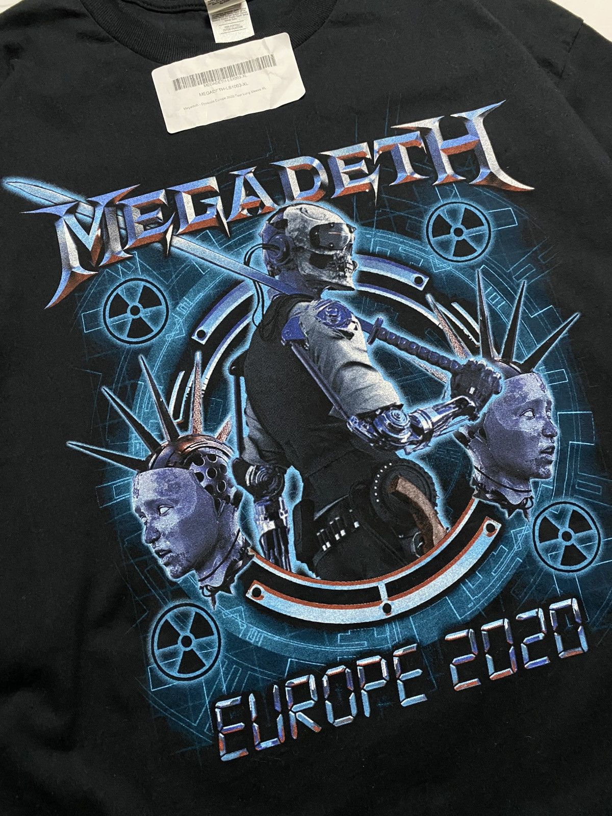 Megadeth Megadeth Dystopia Europe Toure 2020 longsleeve t shirt band Size US XL / EU 56 / 4 - 5 Thumbnail