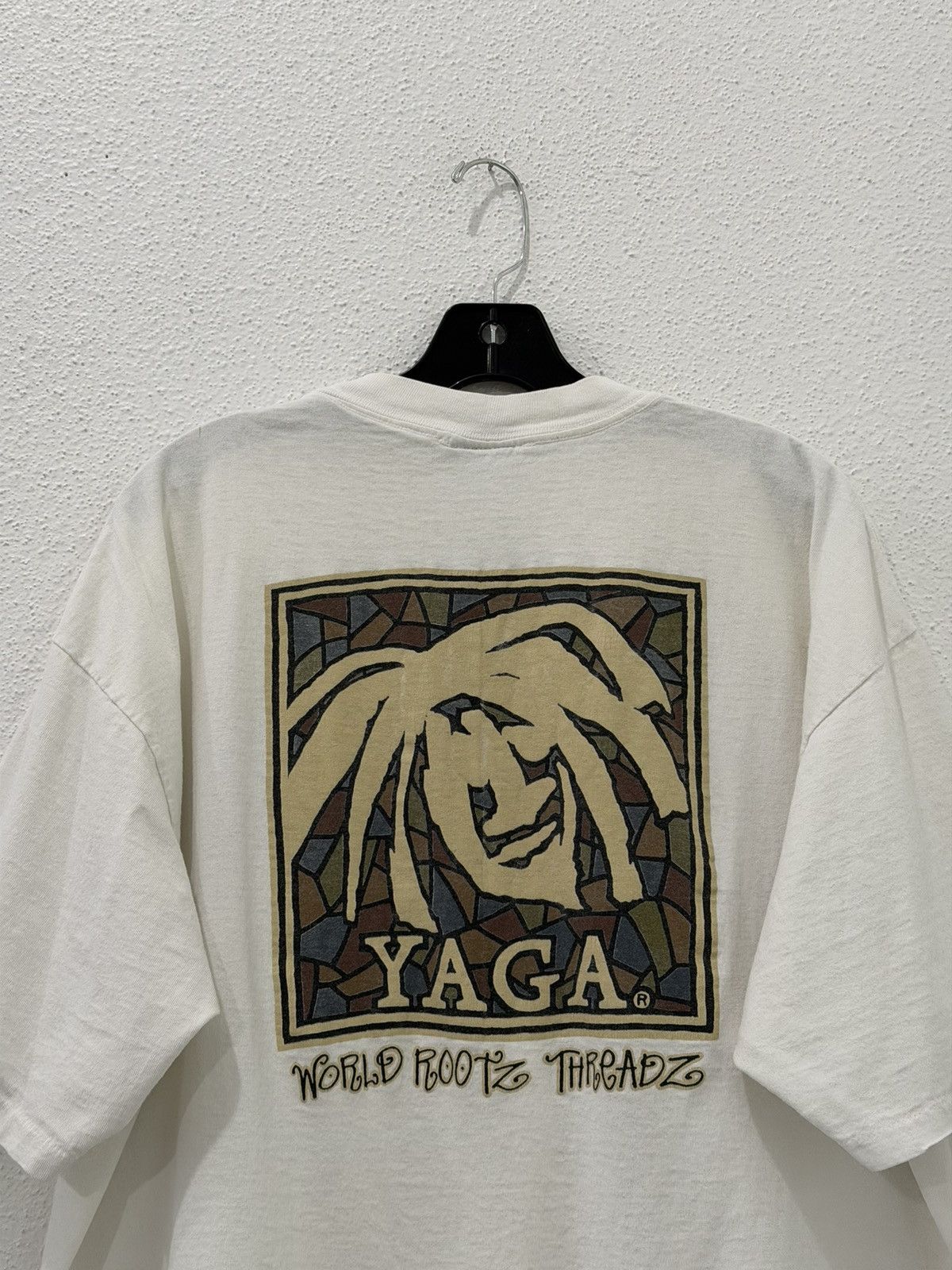 Vintage Vintage 90s Yaga Tshirt Single Stitch Rasta Surf Skate XL Size US XL / EU 56 / 4 - 2 Thumbnail