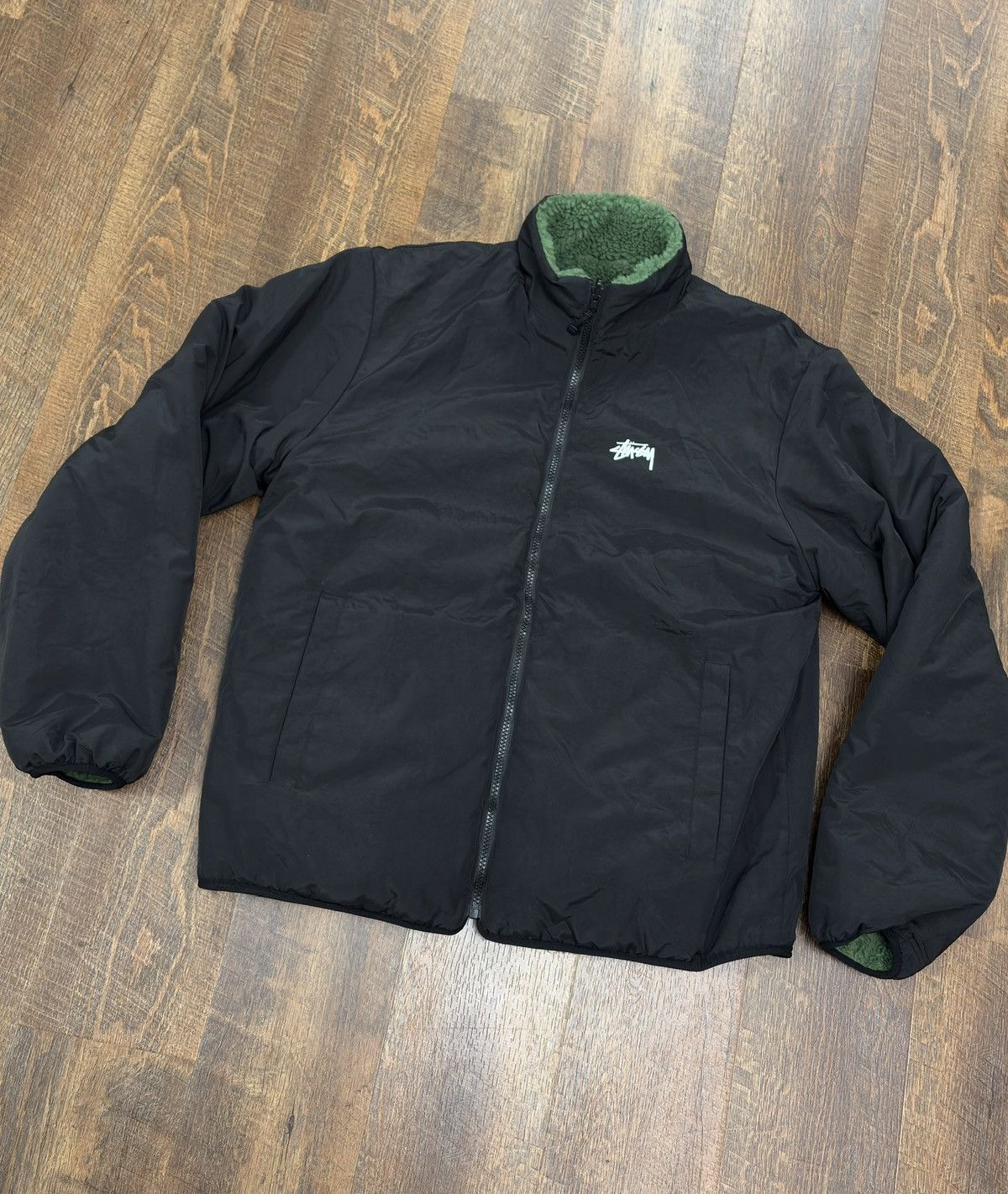 Stussy Stussy 8 Ball Sherpa Reversible Jacket Size US L / EU 52-54 / 3 - 4 Thumbnail
