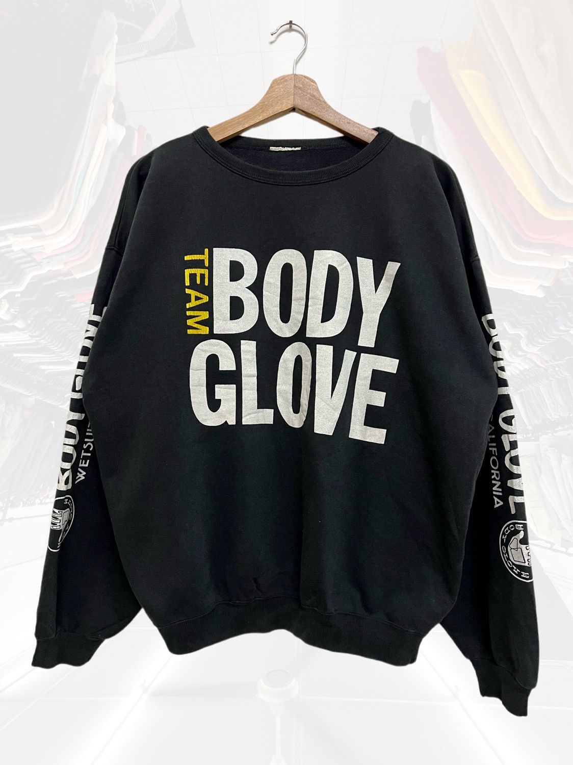 Body Glove × Vintage Vintage Body Glove Team Wetsuits California Crewneck Size US L / EU 52-54 / 3 - 2 Thumbnail