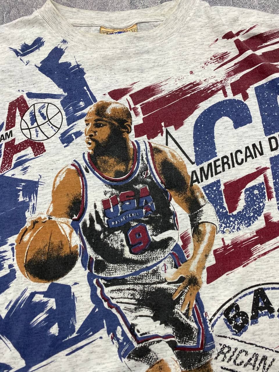 Band Tees × NBA × Vintage Vintage American Dream Team Miller 23 NBA Basketball tee Size US XL / EU 56 / 4 - 9 Thumbnail